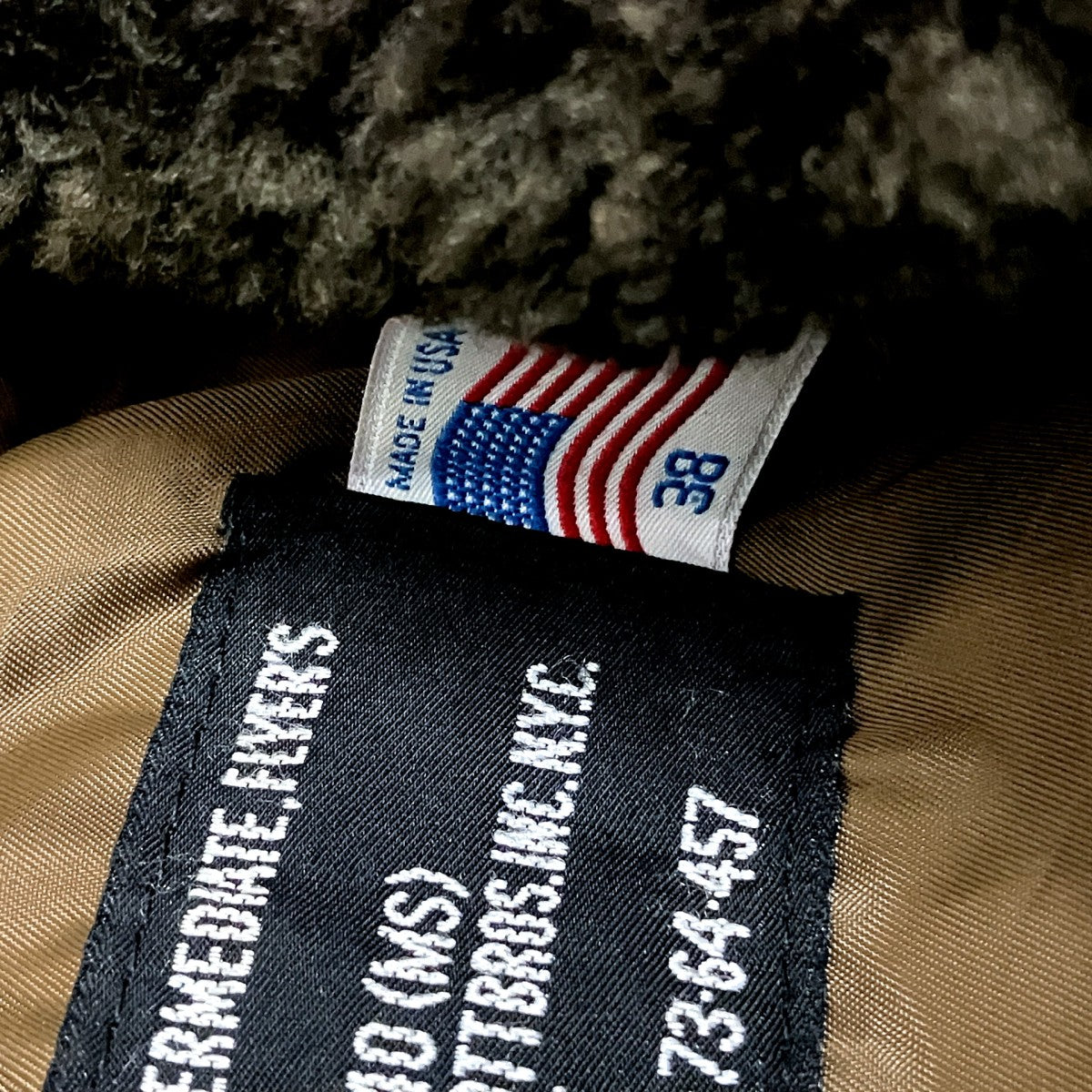 Schott TYPE G-1レザージャケットMIL J 78240 古着・中古-4枚目のアイテム画像