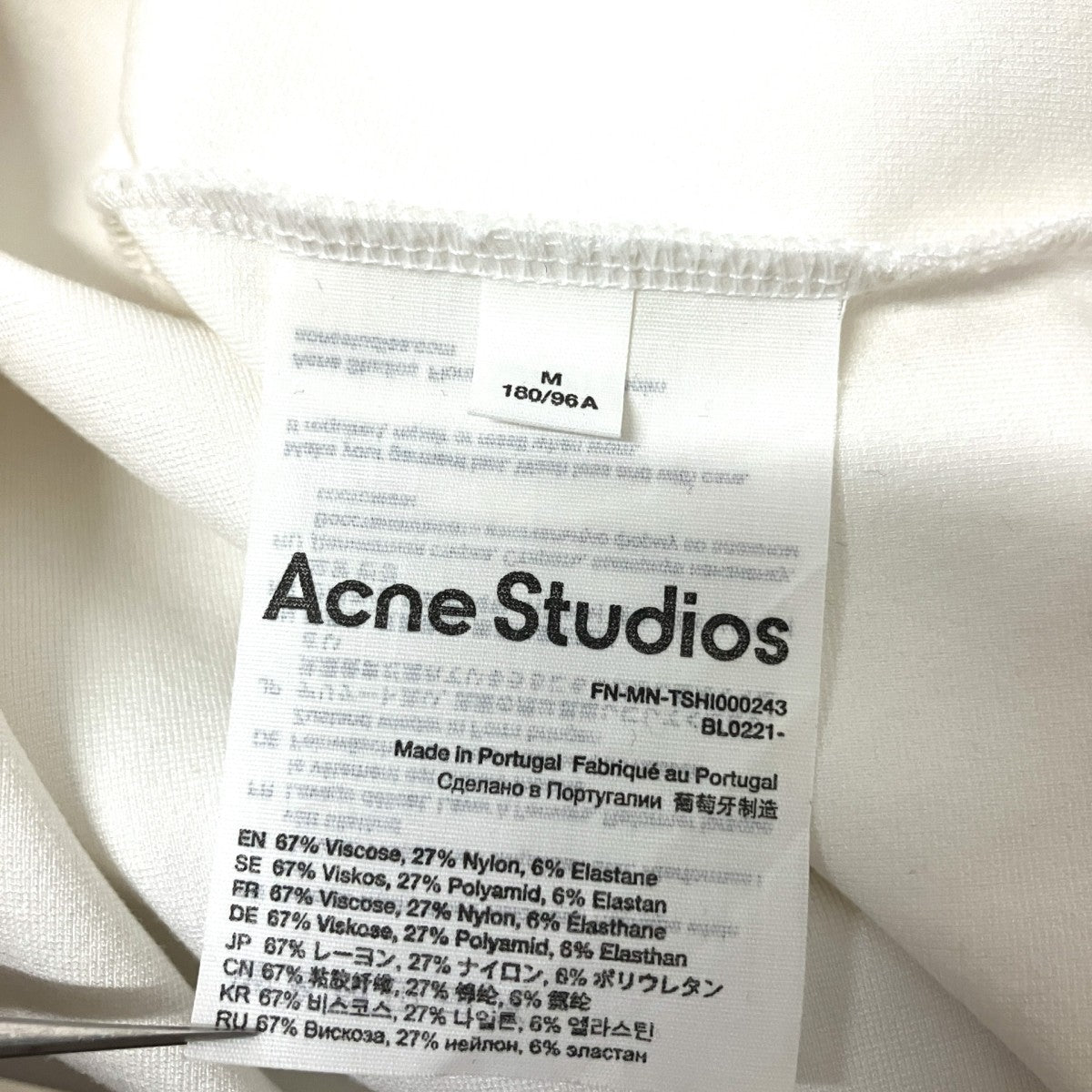 半袖TシャツFN MN TSHI000243
