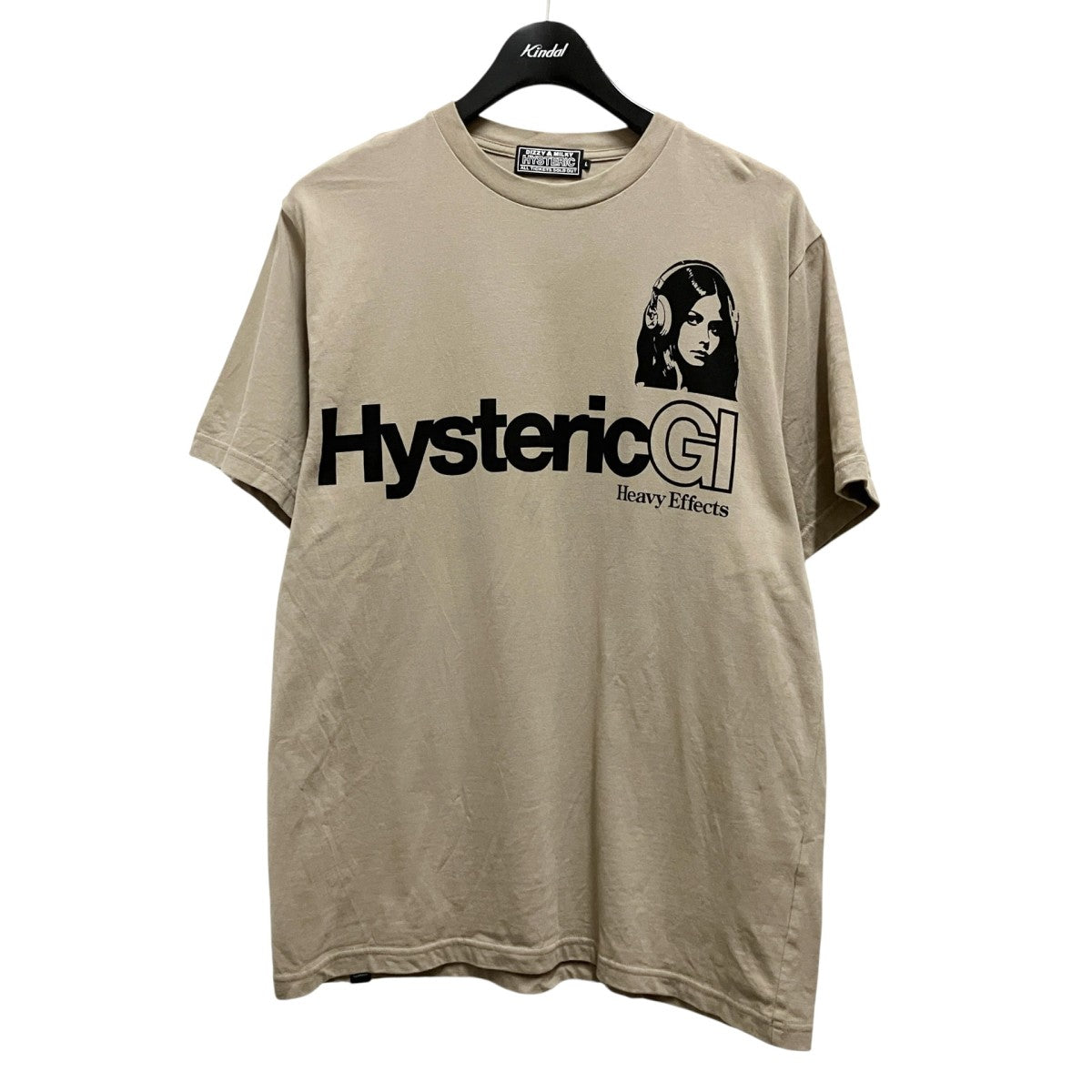 【HYSTERIC GLAMOUR】ヒステリックグラマー 半袖シャツ ベージュ Hysteric Glamour(ヒステリックグラマー) 半袖Tシャツ02261CT06