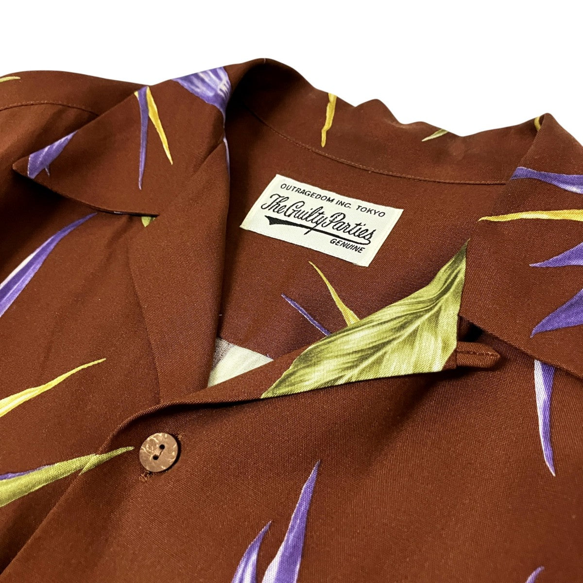 BIRD OF PARADISE総柄シャツ