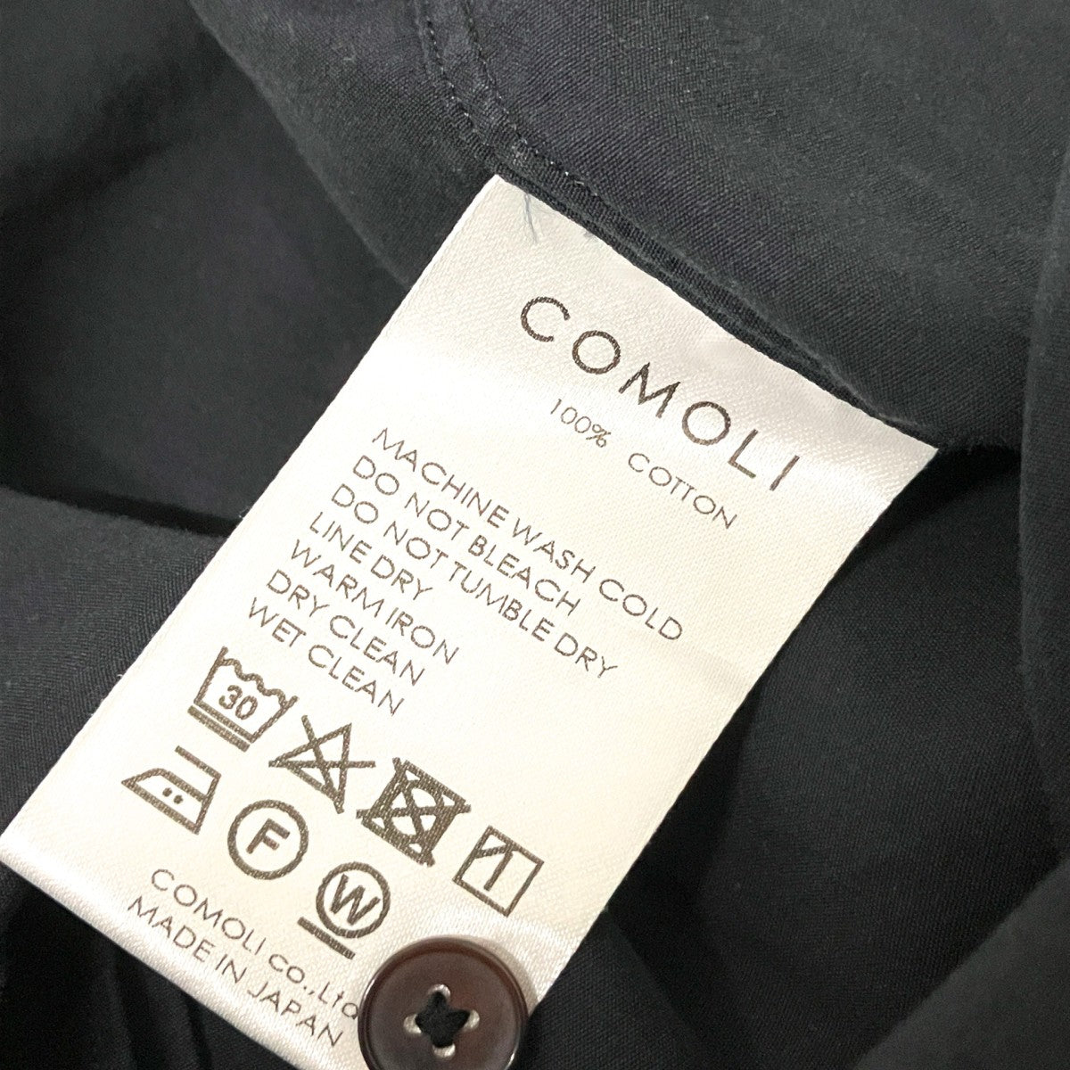 COMOLI Shirts長袖シャツZ01 02001