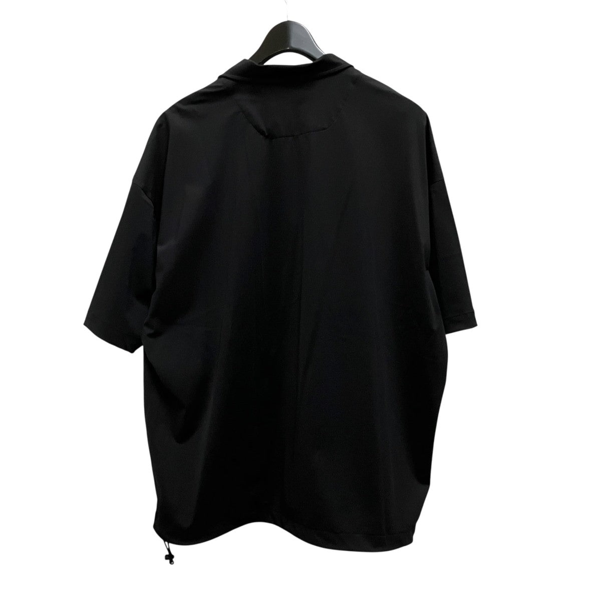 High Tension Prime-Over Short Sleeve Open Collar Draw Cord Shirtオープンカラーシャツ11241311220