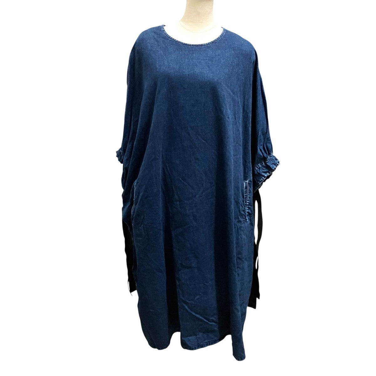 DENIM CHEMICAL WASH DRESSデニムワンピースYK D15 007 6OZ