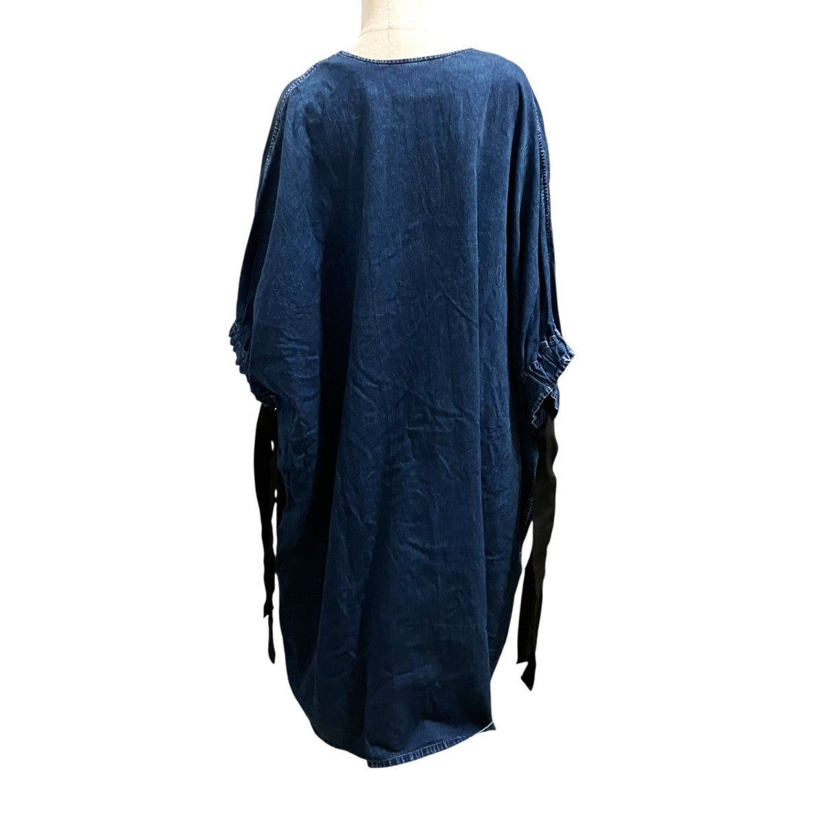 DENIM CHEMICAL WASH DRESSデニムワンピースYK D15 007 6OZ