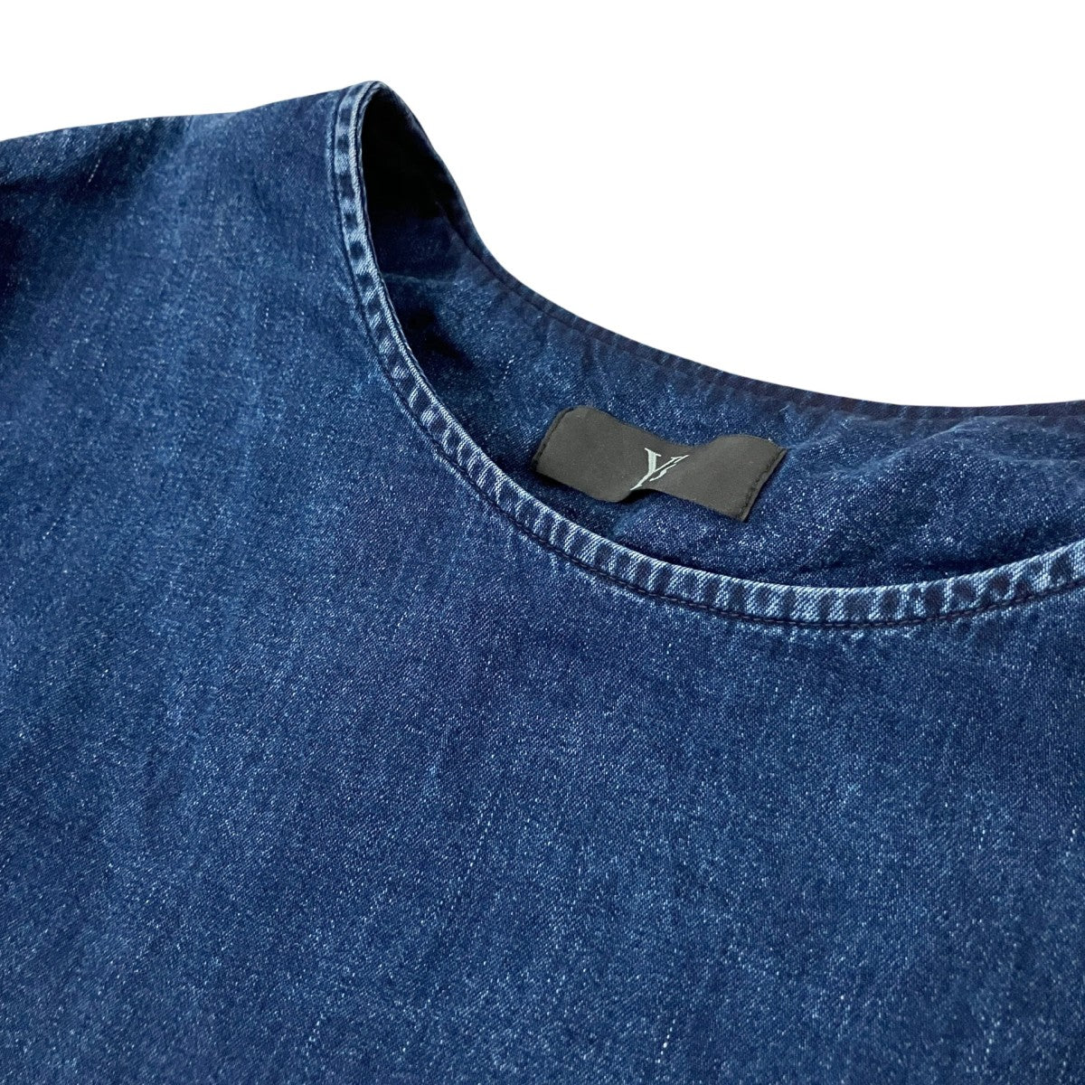 DENIM CHEMICAL WASH DRESSデニムワンピースYK D15 007 6OZ