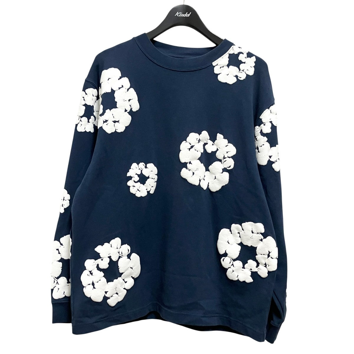 Cotton Wreath Long Sleeve T-Shirtプリントカットソー