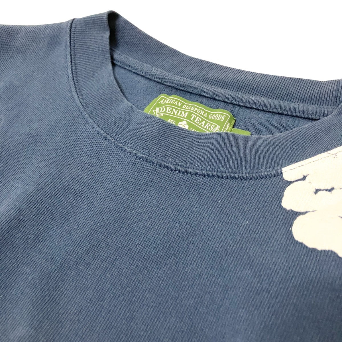 Cotton Wreath Long Sleeve T-Shirtプリントカットソー