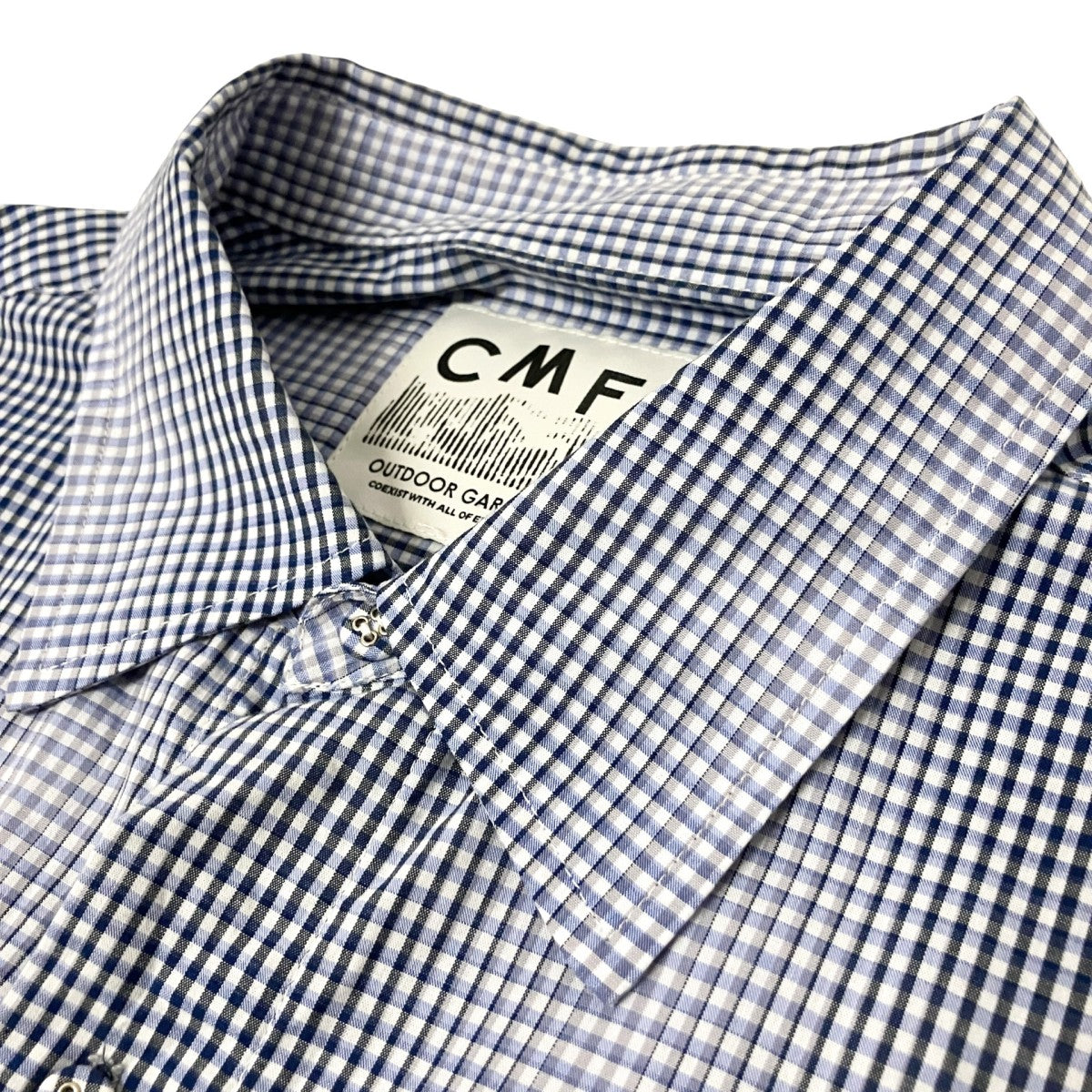 NEWS PAPER SHIRTSチェック長袖シャツCMF2301 CS05