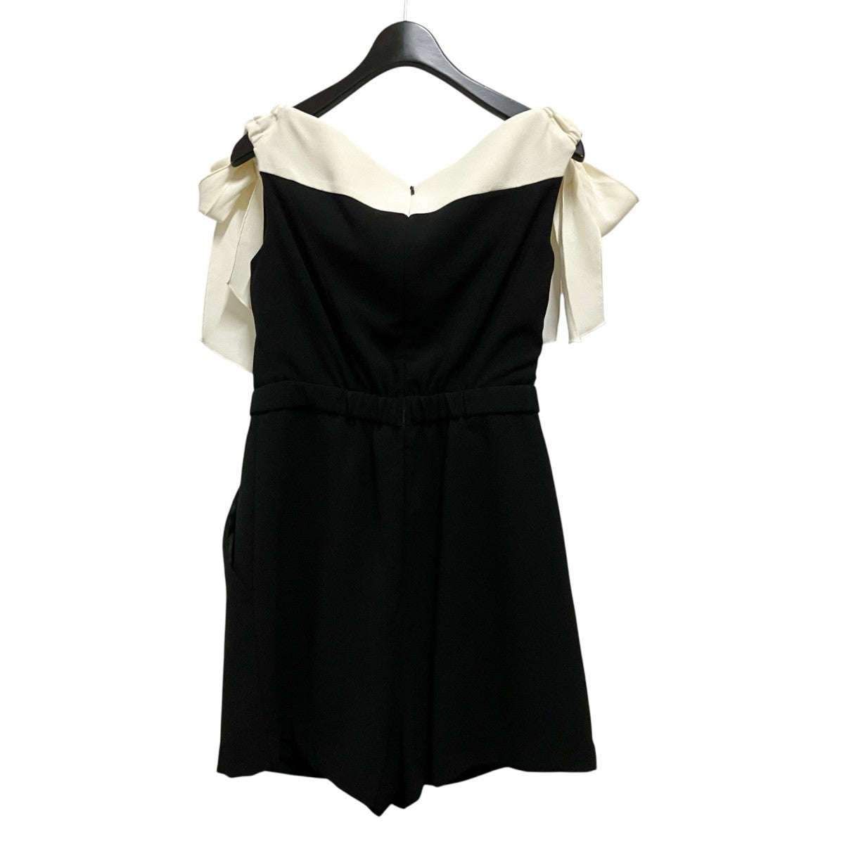 Two-Tone Ribbon Romperオールインワン1242305163