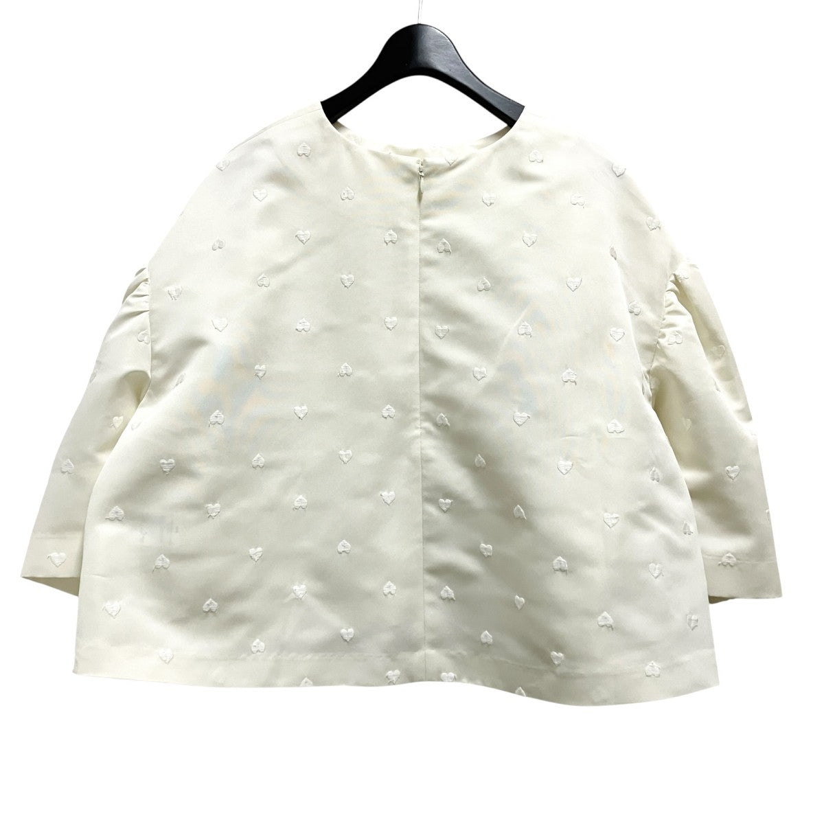 ハート刺繍ブラウスLIT25SS BL 001