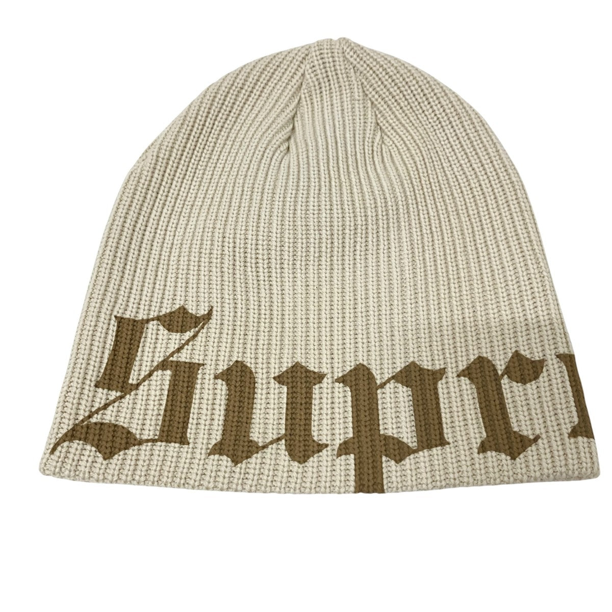 26SSOld English Printed Beanieロゴビーニー