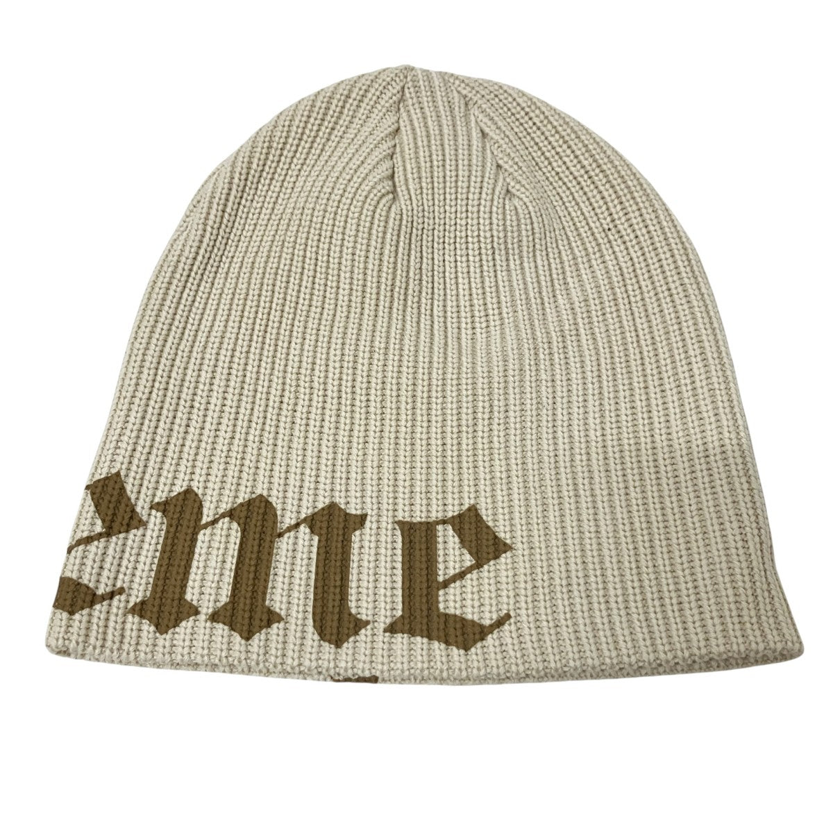 26SSOld English Printed Beanieロゴビーニー