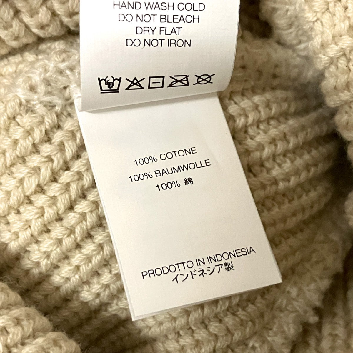 26SSOld English Printed Beanieロゴビーニー