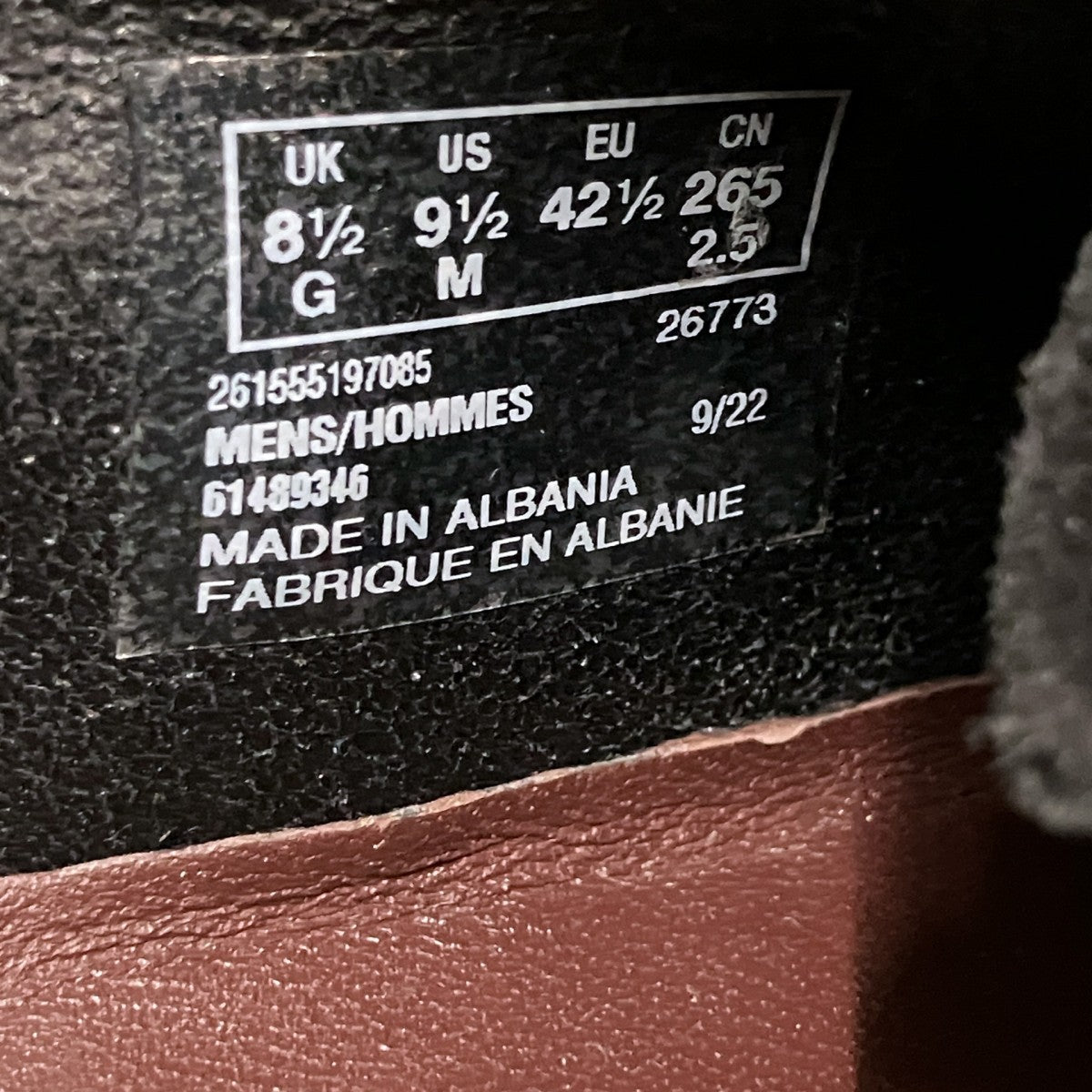 CLARKS WALLABEE BOOTSワラビーシューズ261555197085 古着・中古-6枚目のアイテム画像