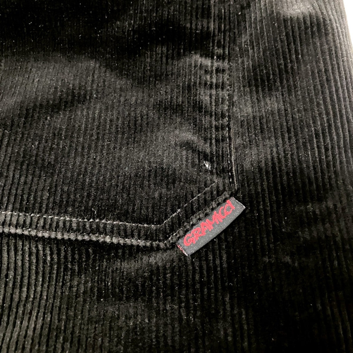 GRAMICCI CORDUROY LOOSE TAPERED RIDGE PANTSコーデュロイパンツG3FU P054 古着・中古-8枚目のアイテム画像