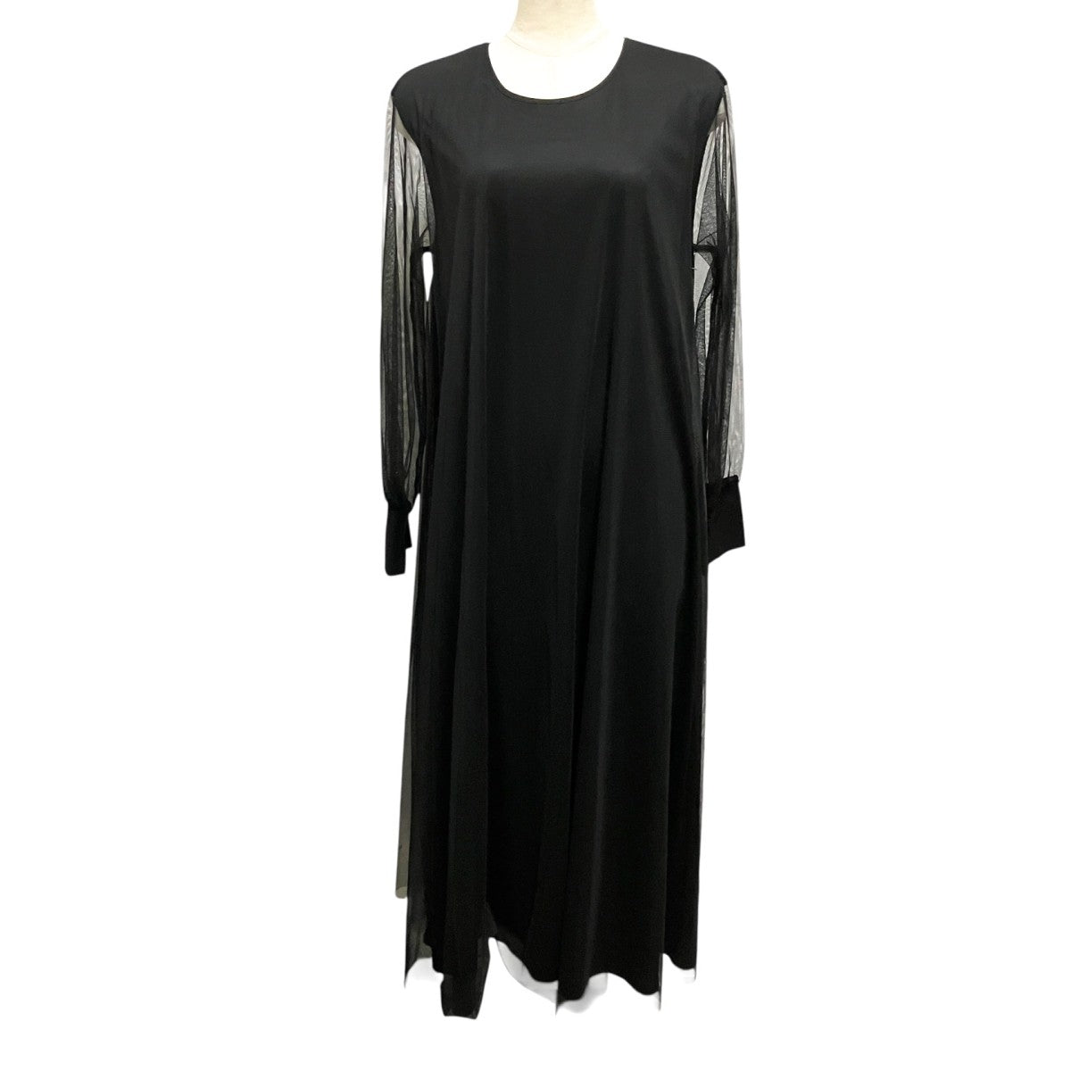 ITEMS URBAN RESEARCH チュールレイヤードロングスリーブワンピースIT44 26A001 古着・中古-1枚目のアイテム画像