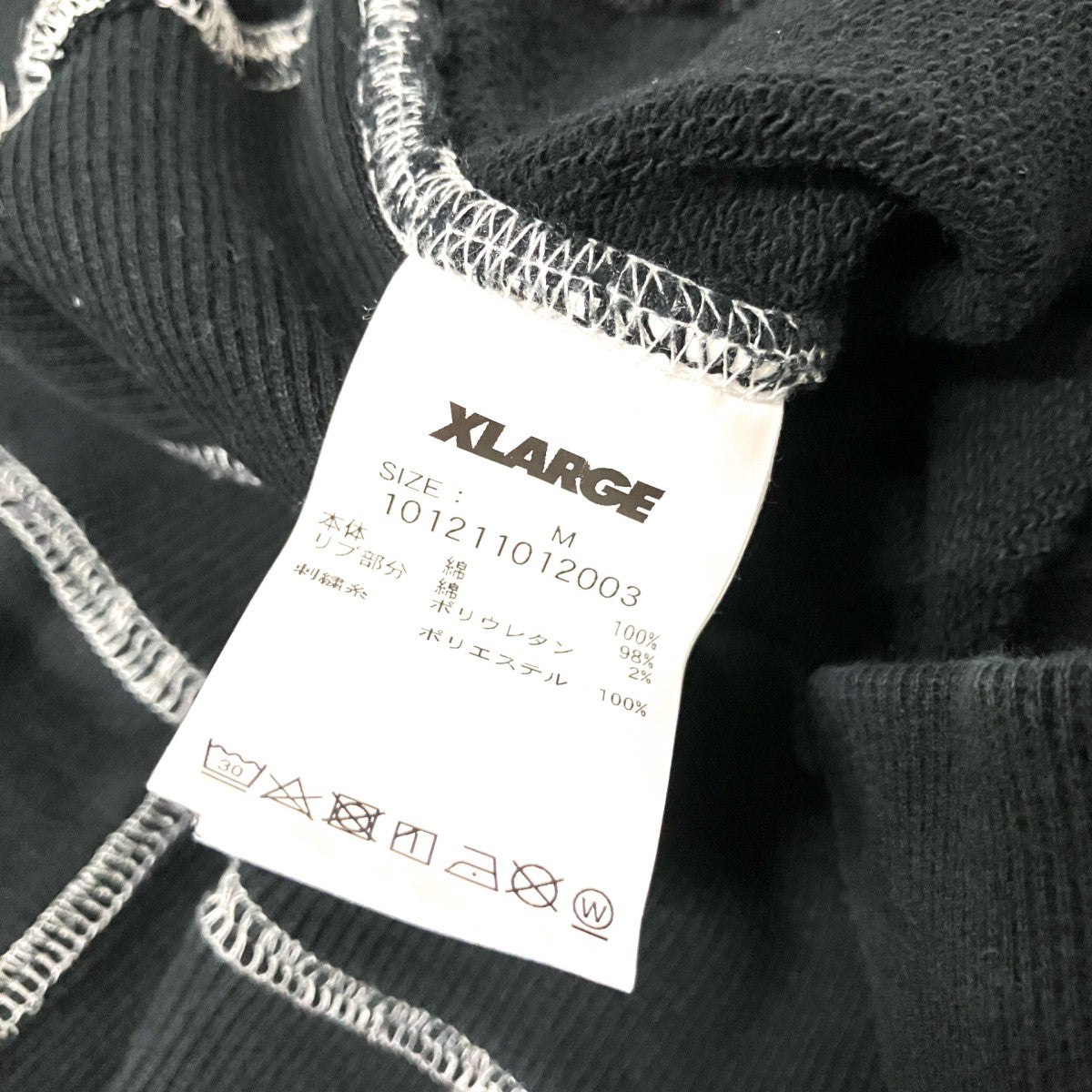 X-LARGE STITCH CREWNECK SWEATプルオーバースウェット101211012003 古着・中古-7枚目のアイテム画像