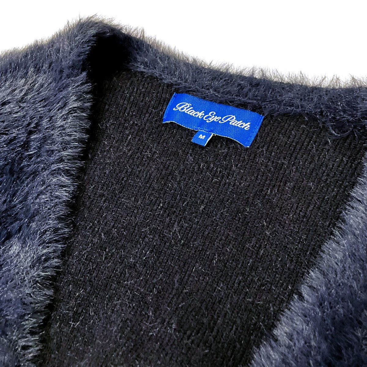 BlackEyePatch OG LABEL SHAGGY CARDIGANシャギーカーディガン 古着・中古-3枚目のアイテム画像