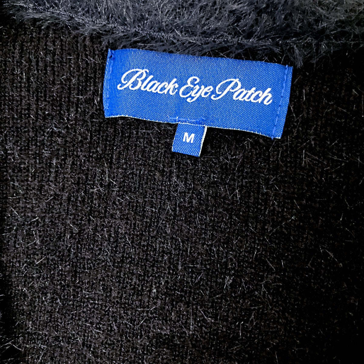 BlackEyePatch OG LABEL SHAGGY CARDIGANシャギーカーディガン 古着・中古-4枚目のアイテム画像