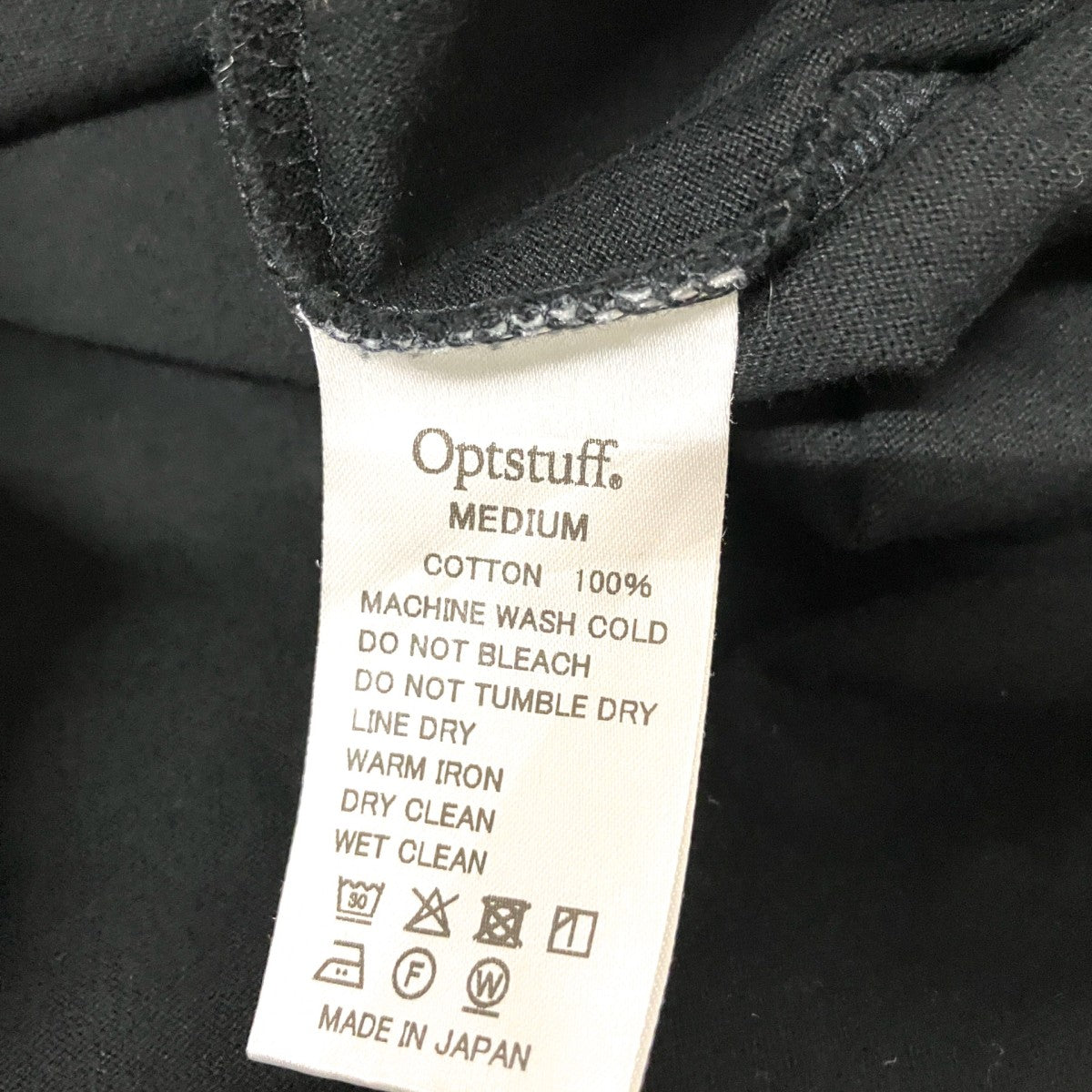 optstuff(オプトスタフ) 半袖TシャツOPT10006 OPT10006 ブラック