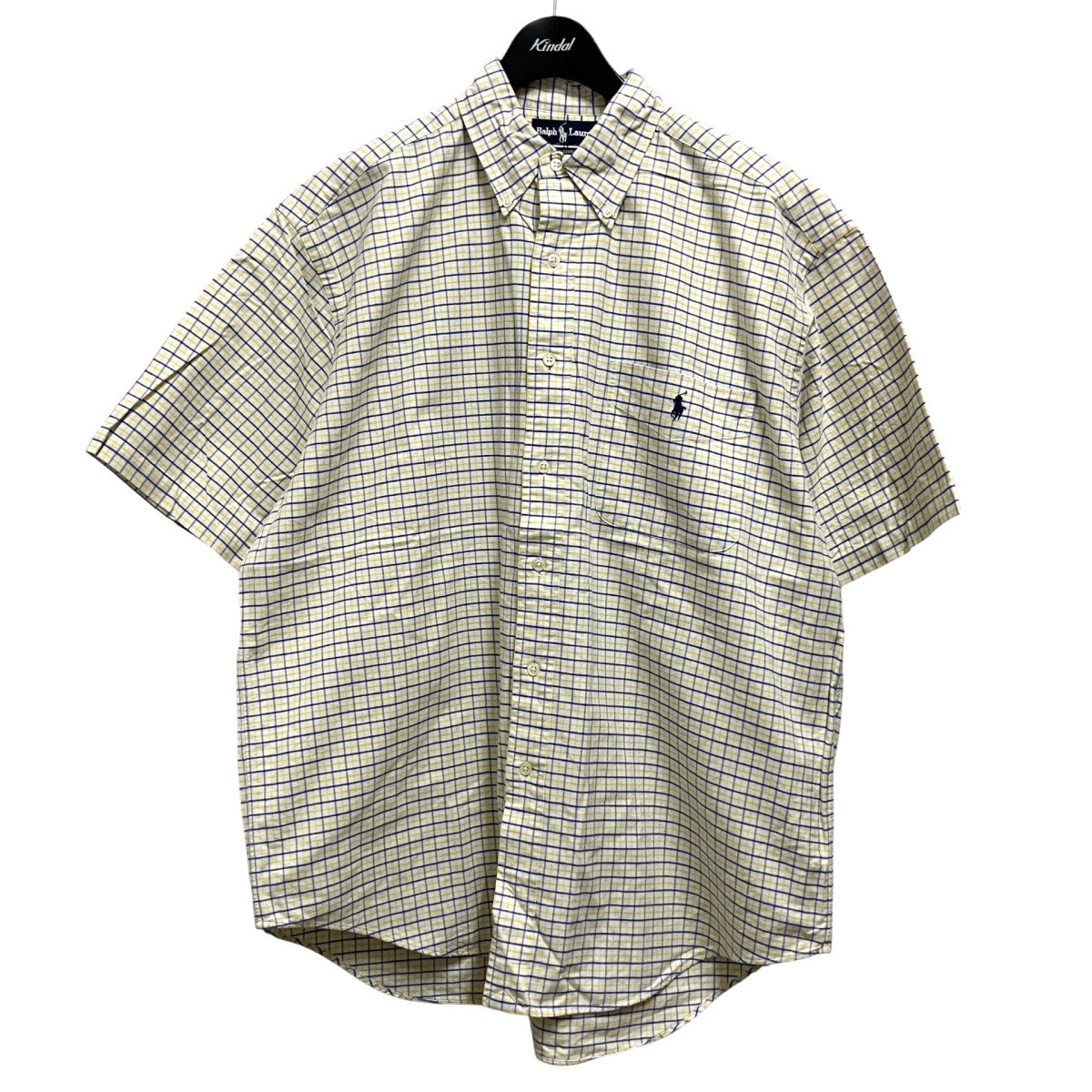 BIG SHIRTチェック半袖シャツ