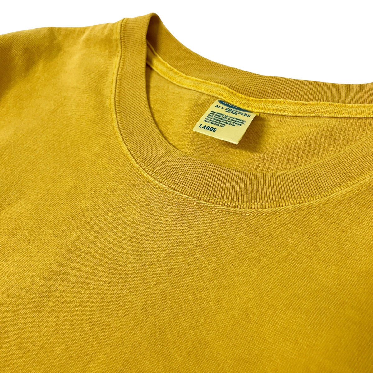 L／S PIGMENT C PATCH TEEピグメント加工カットソー