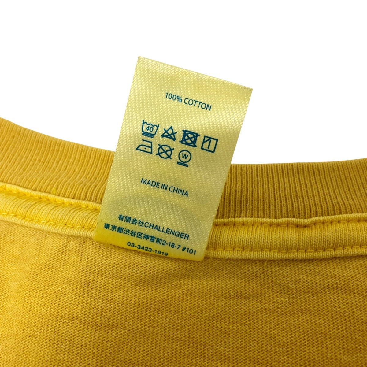L／S PIGMENT C PATCH TEEピグメント加工カットソー