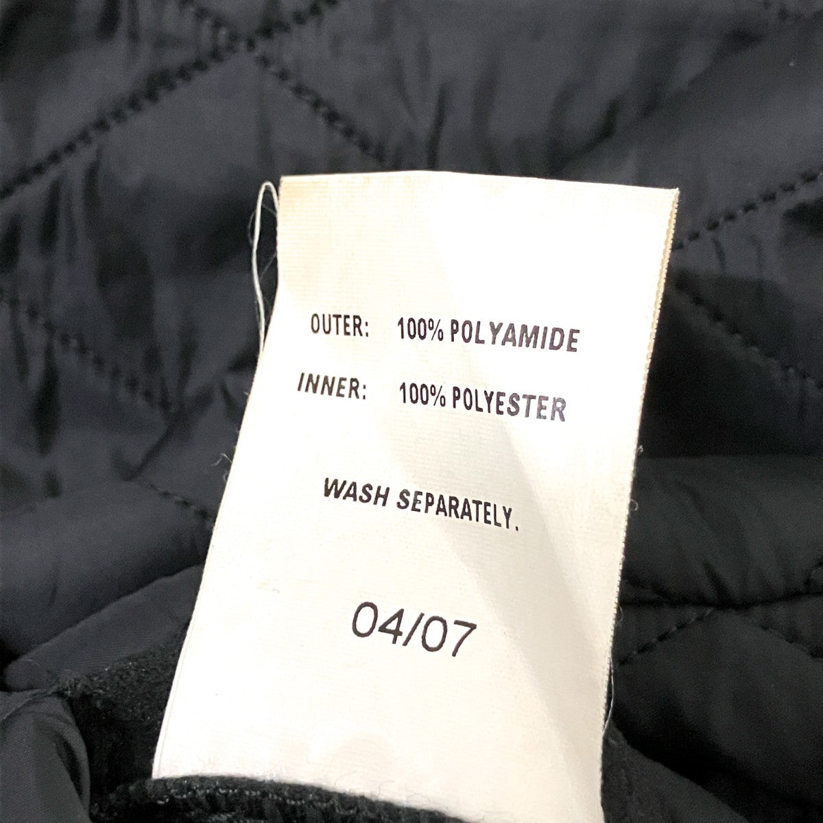 Barbour 中綿ジャケットL1801 古着・中古-4枚目のアイテム画像