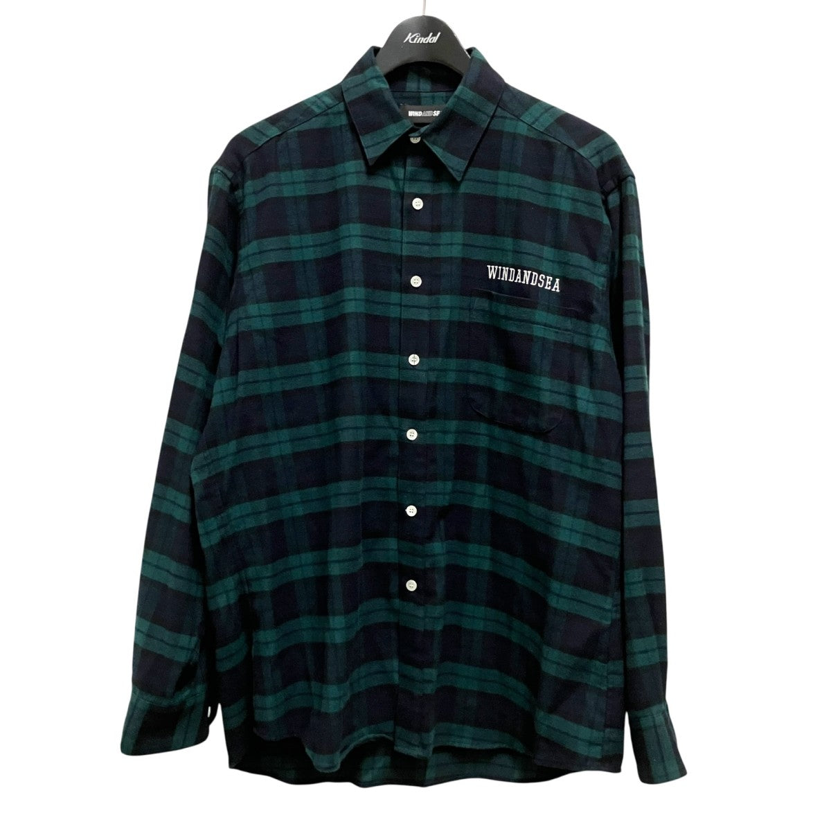 SEA BEAR BLACK WATCH SHIRTチェック長袖シャツWDS 0 X0G 25 Q4 SH 01