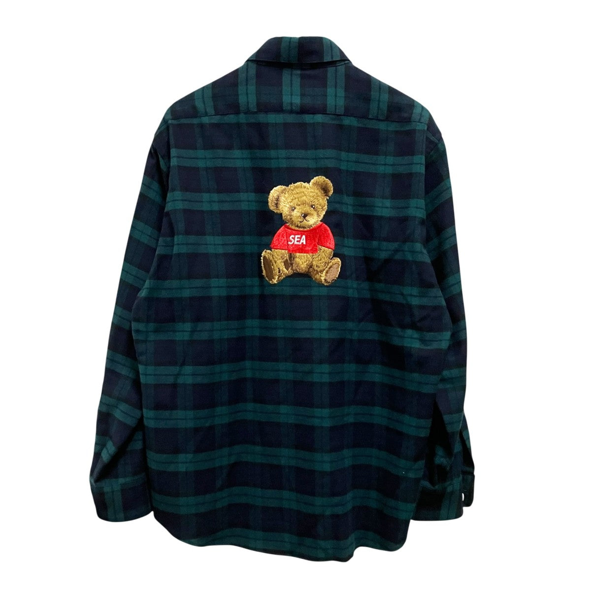 SEA BEAR BLACK WATCH SHIRTチェック長袖シャツWDS 0 X0G 25 Q4 SH 01
