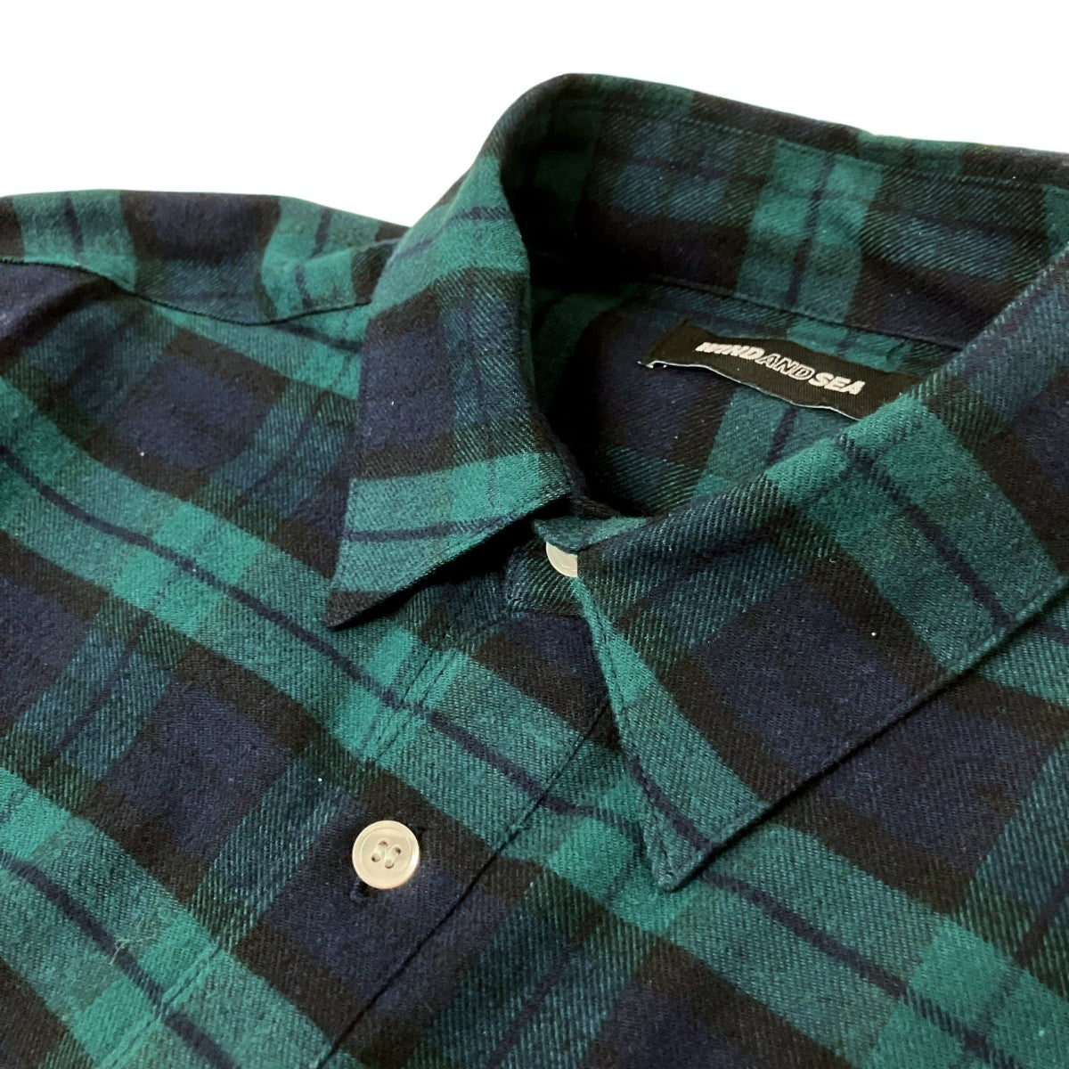 SEA BEAR BLACK WATCH SHIRTチェック長袖シャツWDS 0 X0G 25 Q4 SH 01