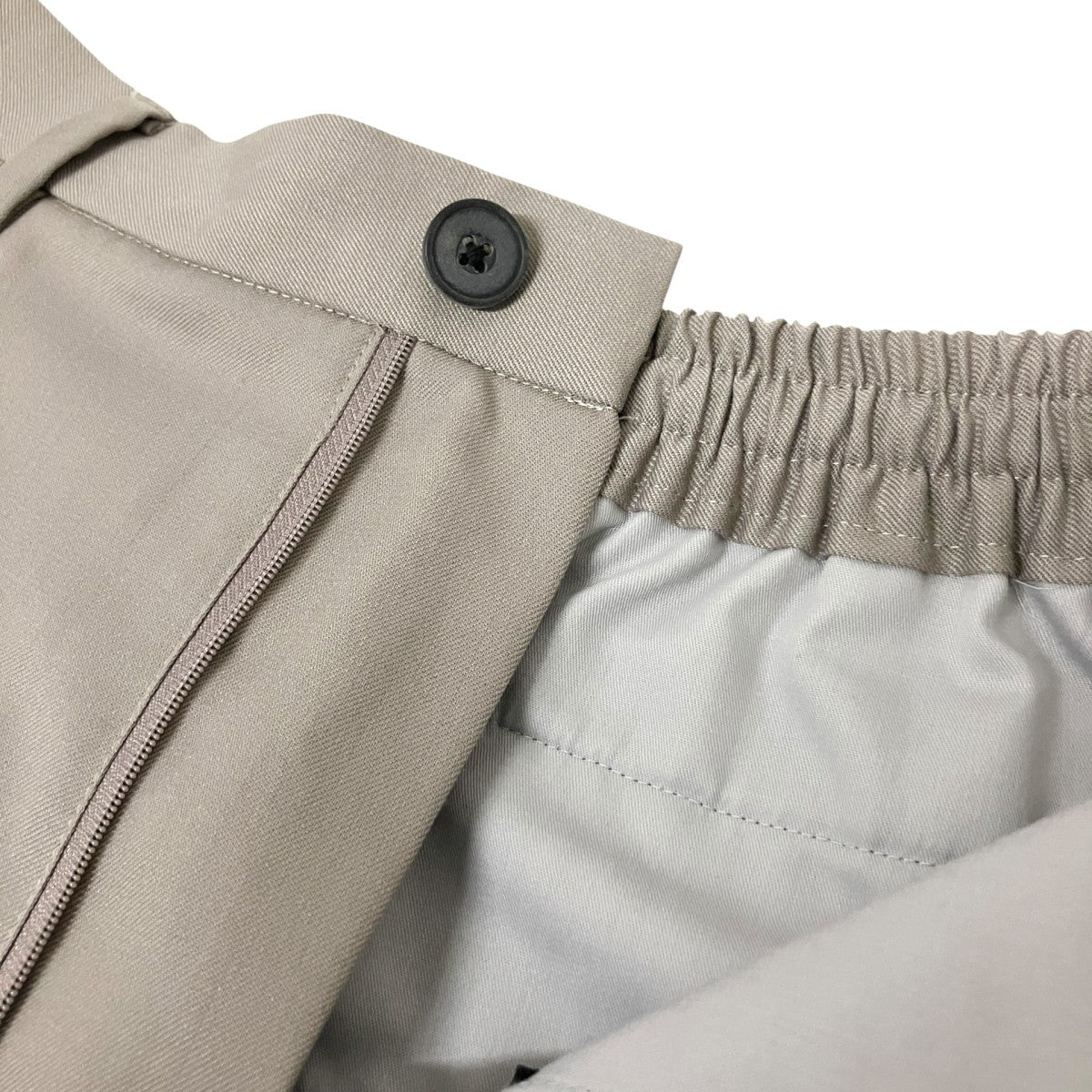 NISHIKAWA KEORI Wool Mix Gabardine Prime Wide One-Tuck Wide Pantsワイドパンツ11241461217