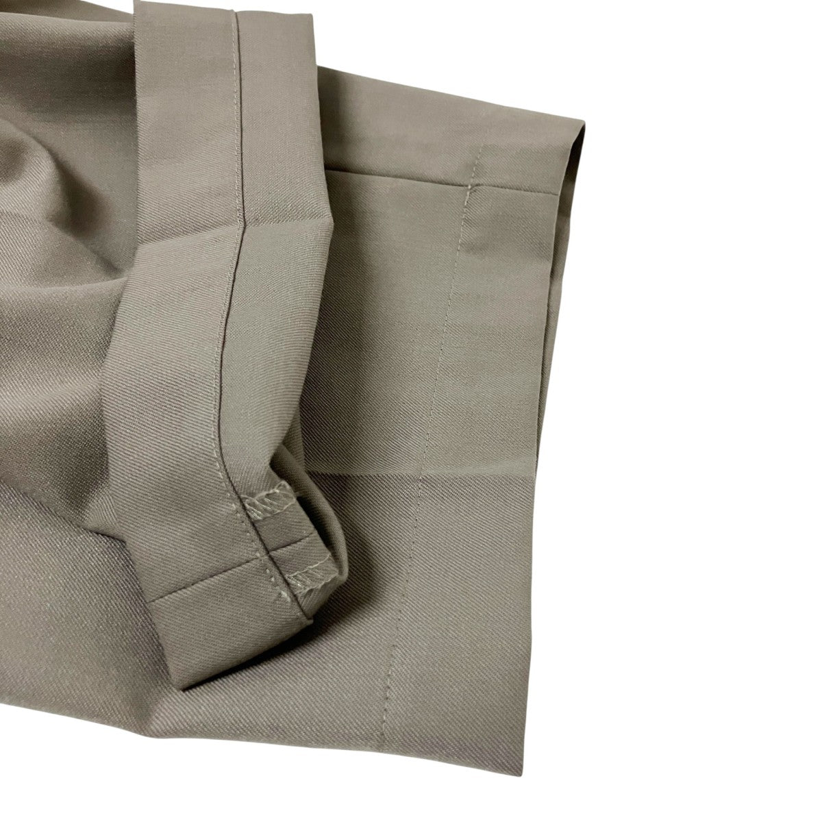 NISHIKAWA KEORI Wool Mix Gabardine Prime Wide One-Tuck Wide Pantsワイドパンツ11241461217