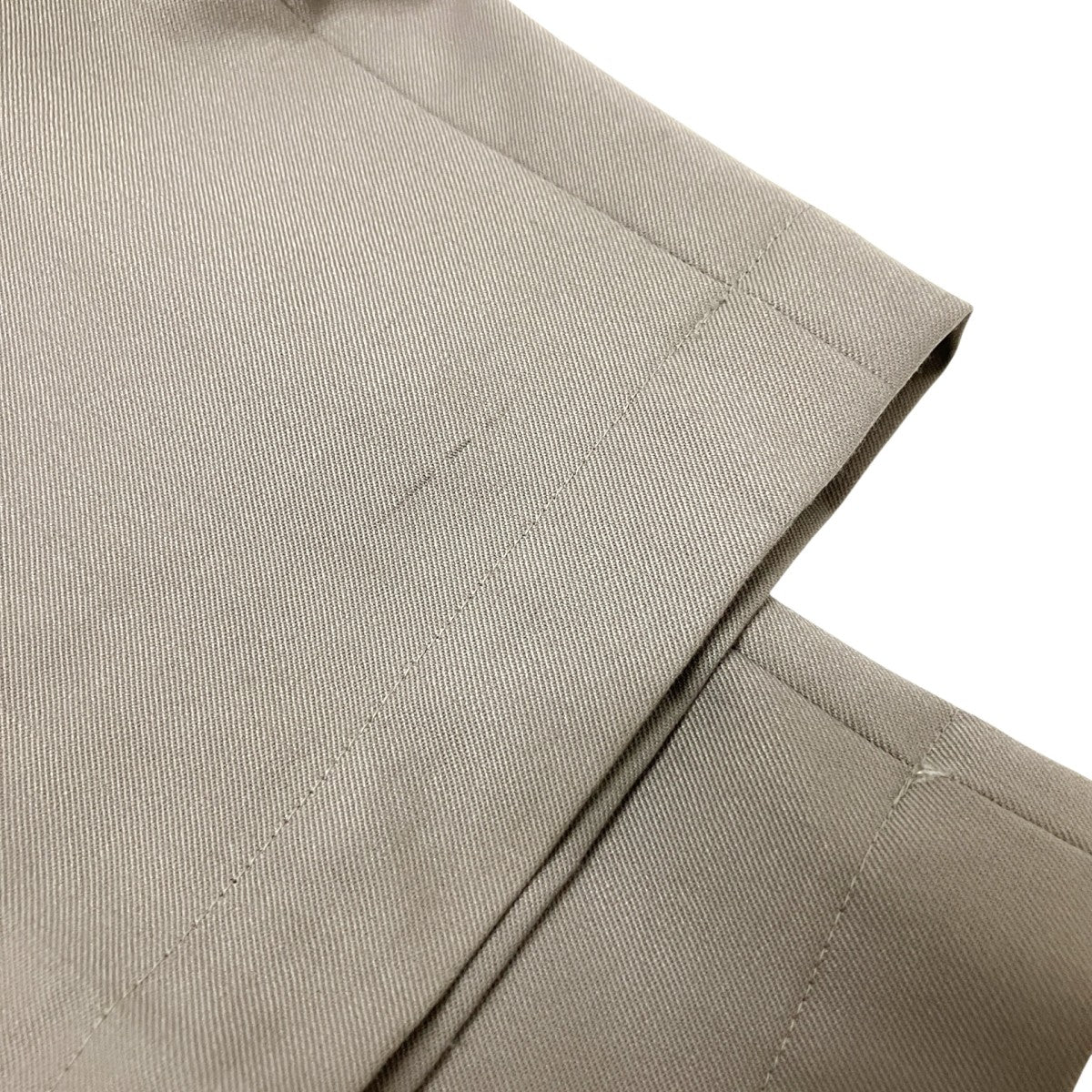 NISHIKAWA KEORI Wool Mix Gabardine Prime Wide One-Tuck Wide Pantsワイドパンツ11241461217