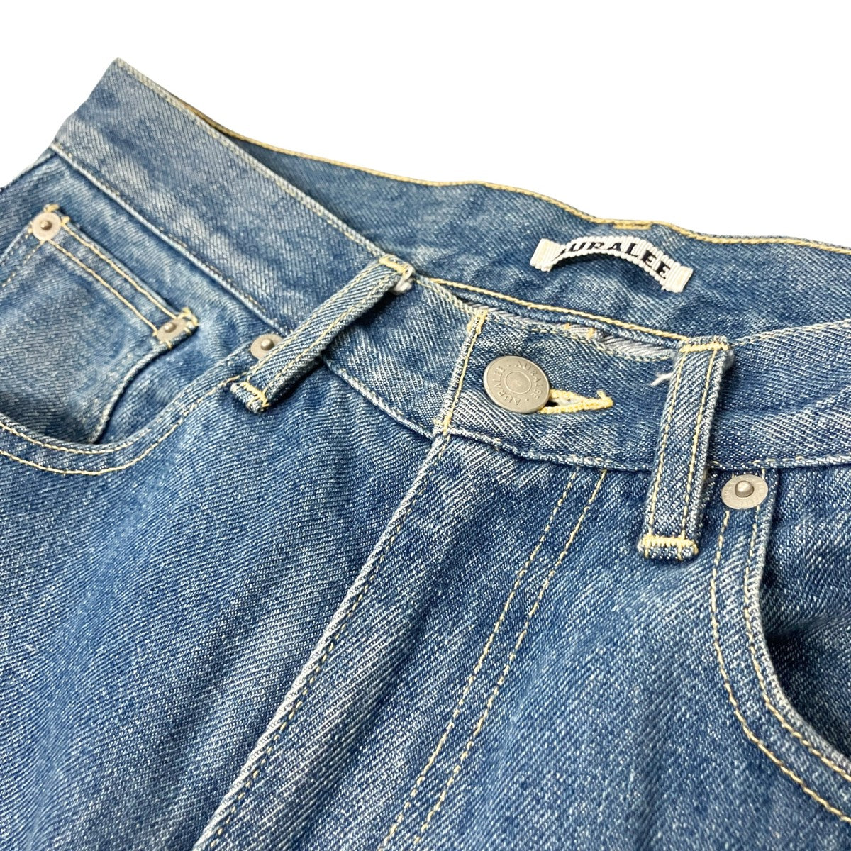 WASHED HARD TWIST DENIM 5P PANTSデニムパンツA20SP07DM