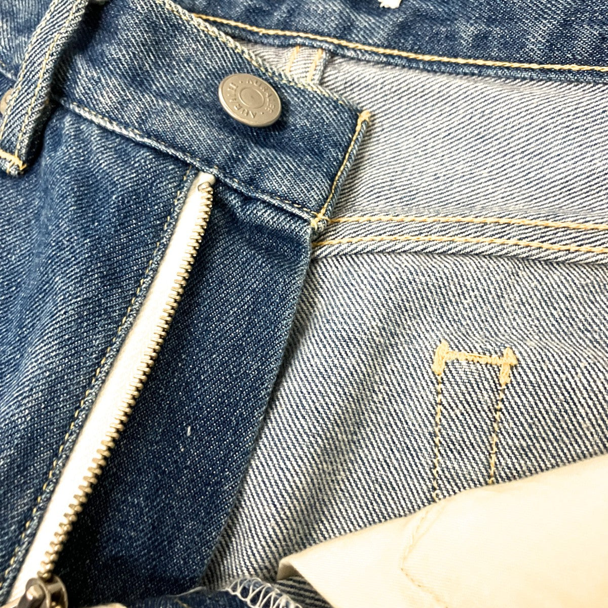 WASHED HARD TWIST DENIM 5P PANTSデニムパンツA20SP07DM