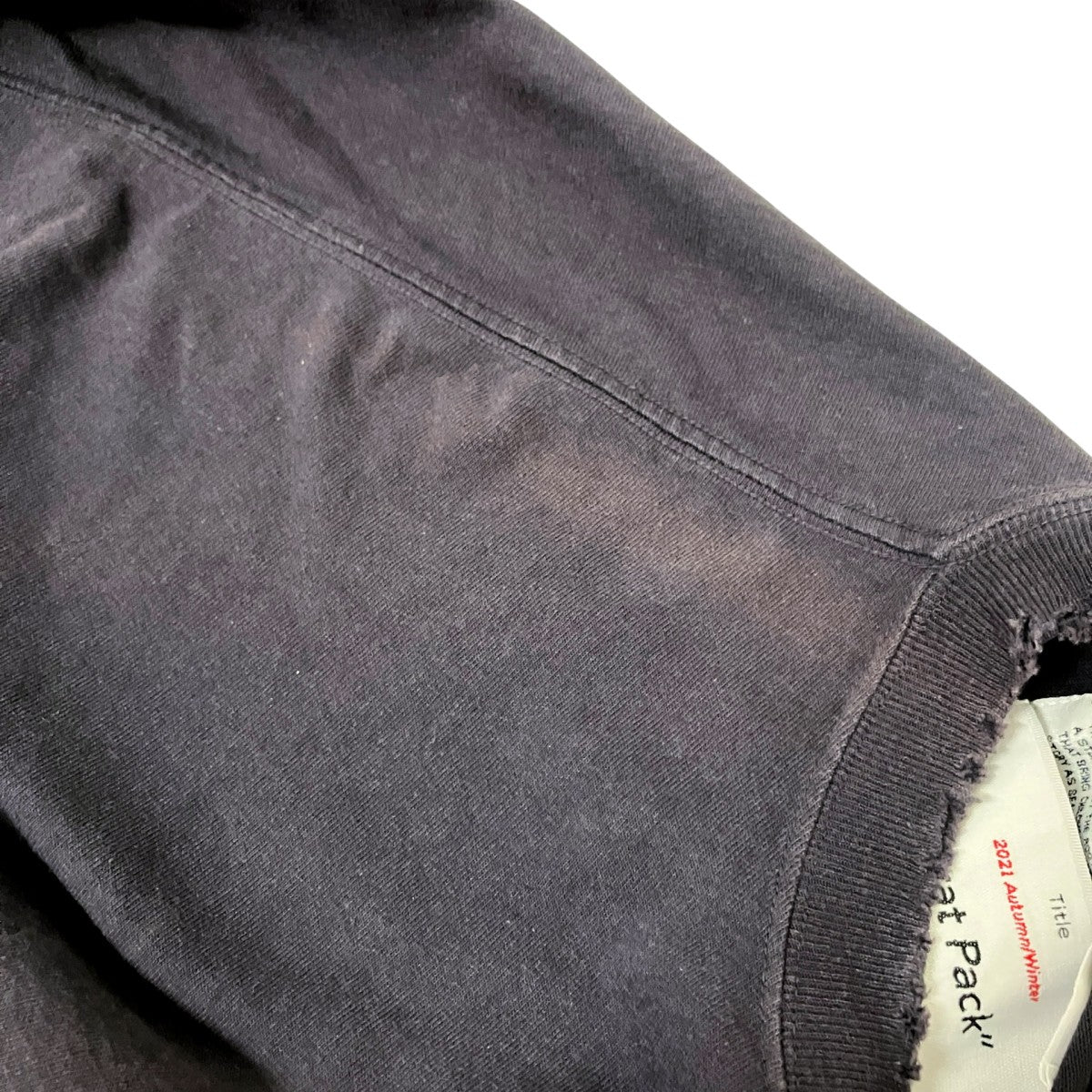 21AWC-8 spangle tee加工長袖Tシャツ
