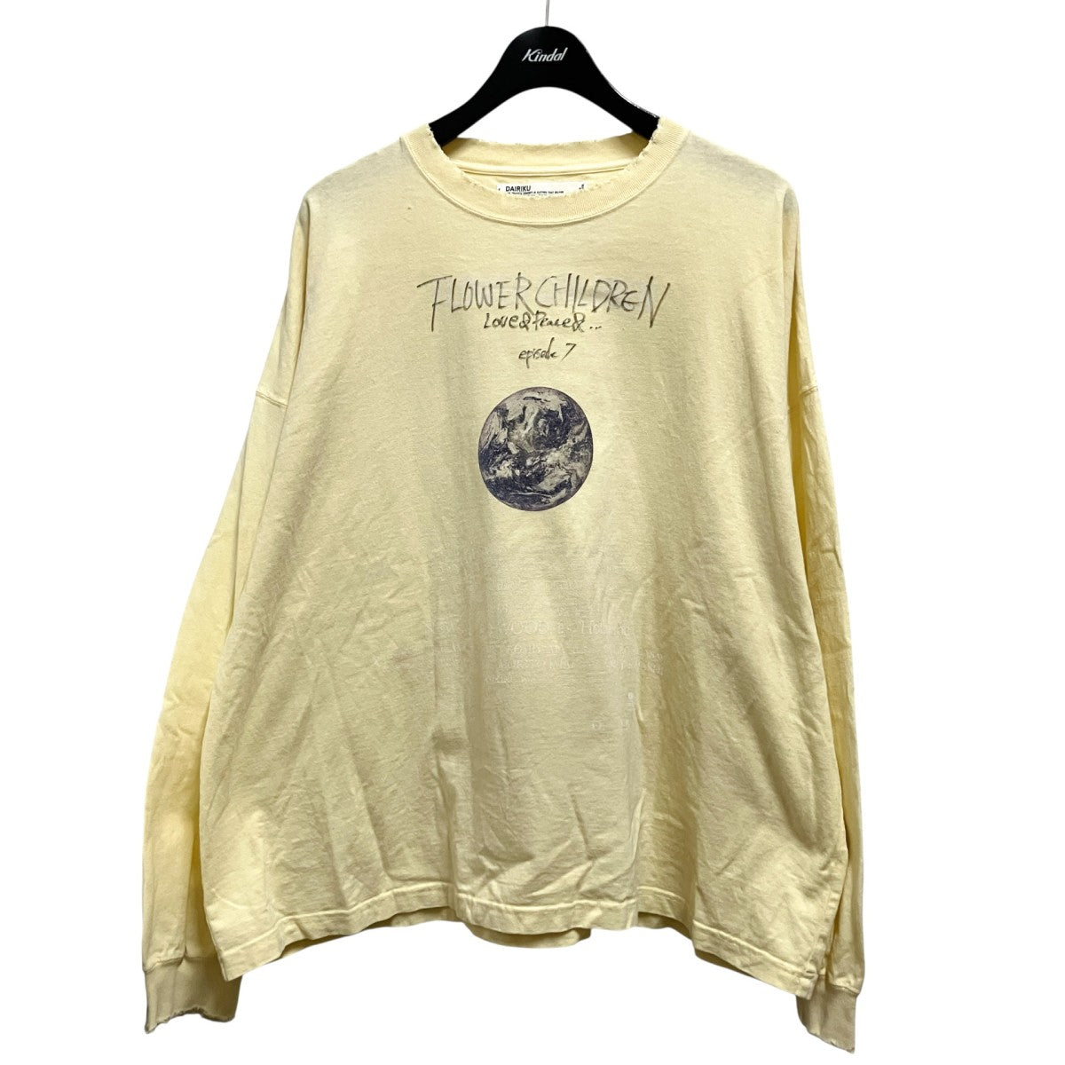 21SSC-8 Earth Thrift L-S Tee加工長袖Tシャツ