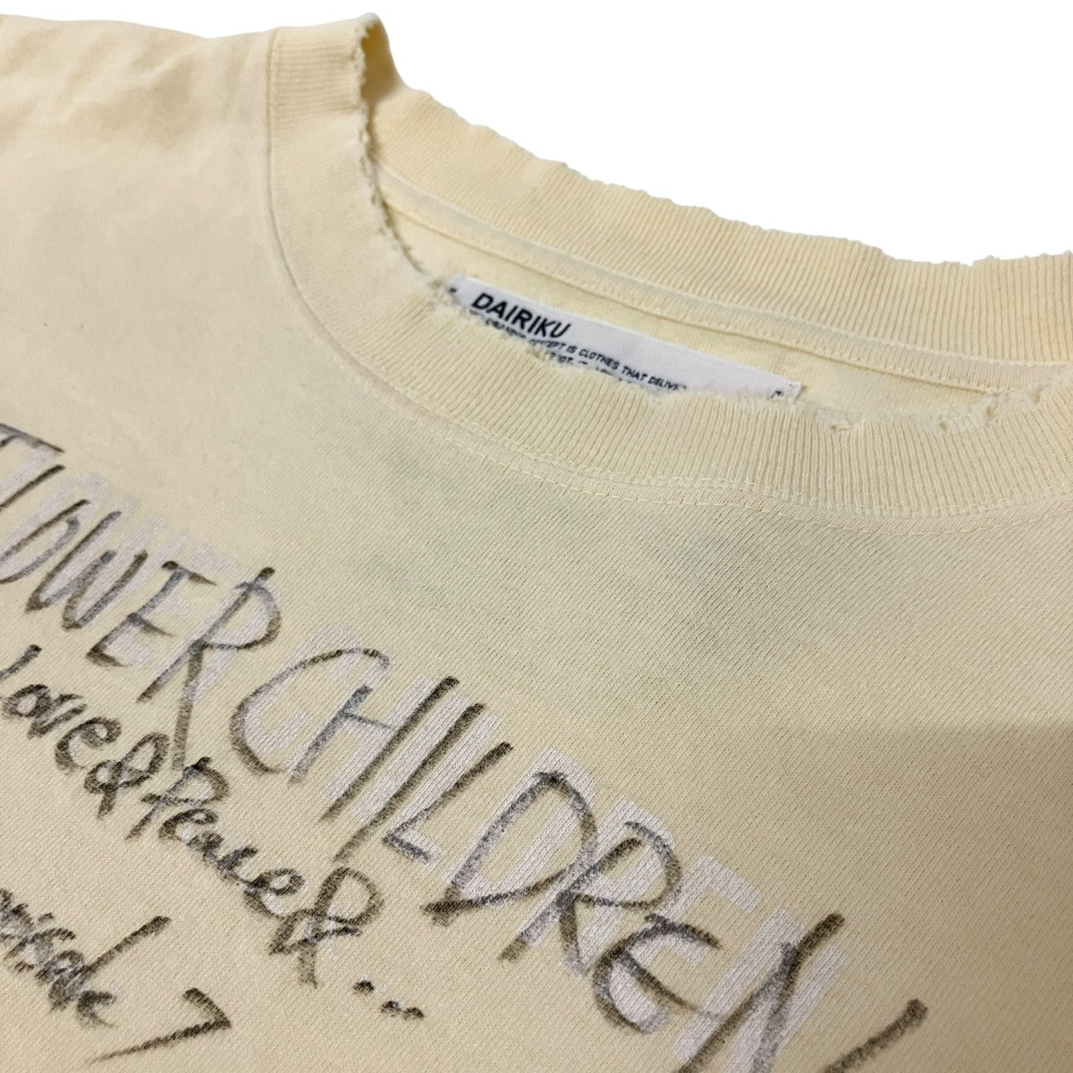 21SSC-8 Earth Thrift L-S Tee加工長袖Tシャツ