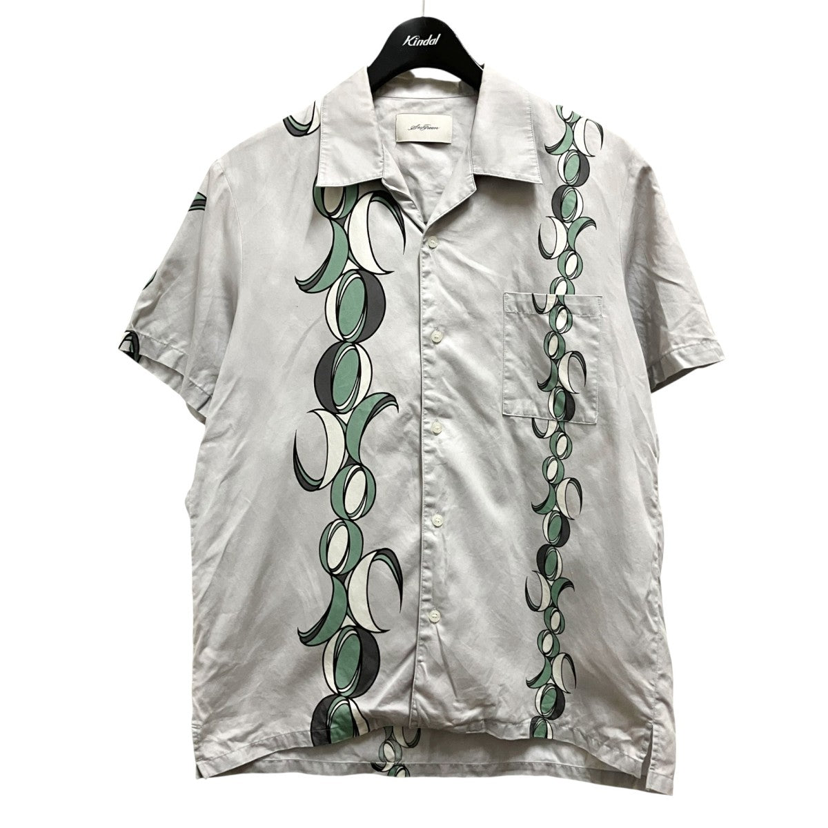 GEOMETRY SATIN SHIRT半袖シャツMSEA21S0778 G