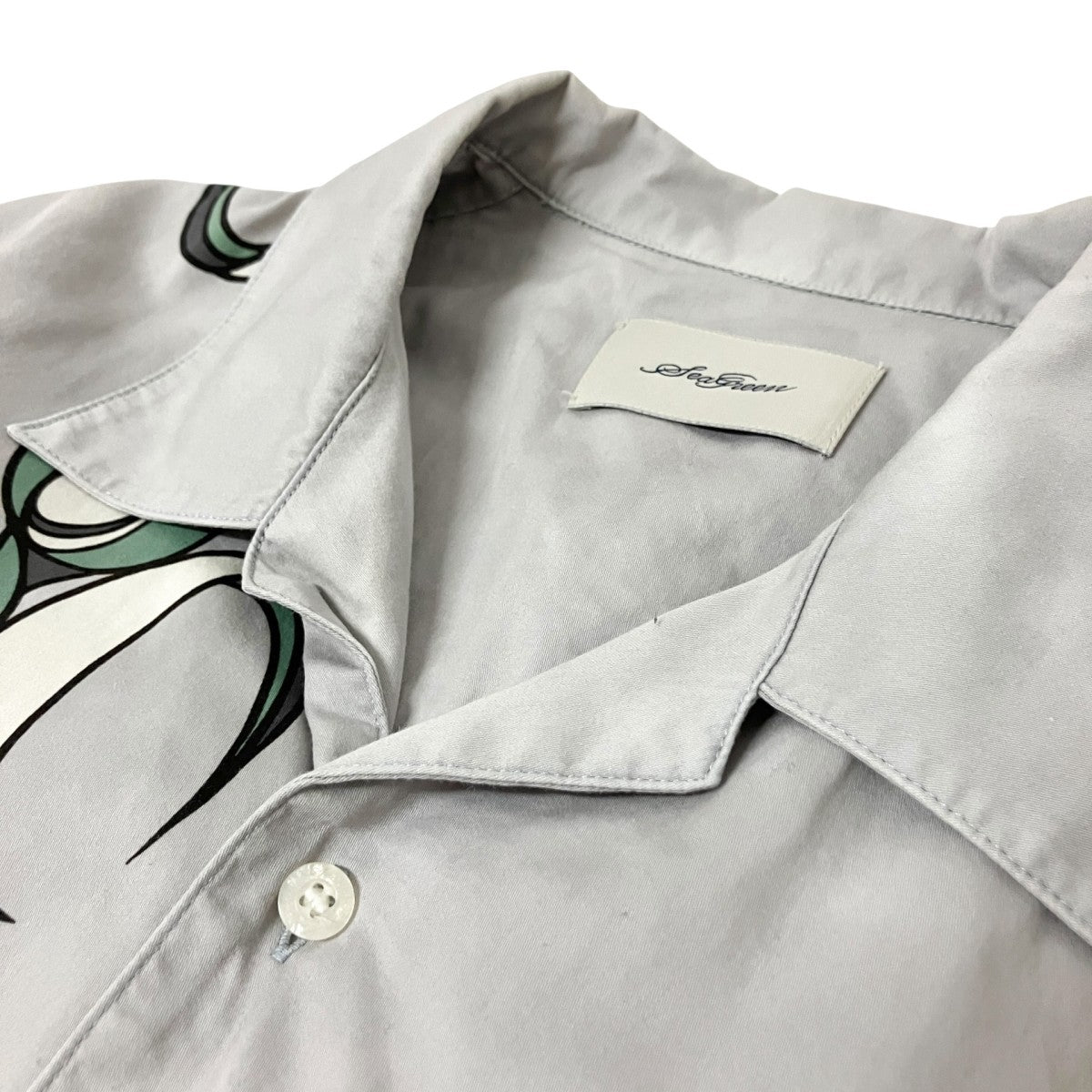 GEOMETRY SATIN SHIRT半袖シャツMSEA21S0778 G