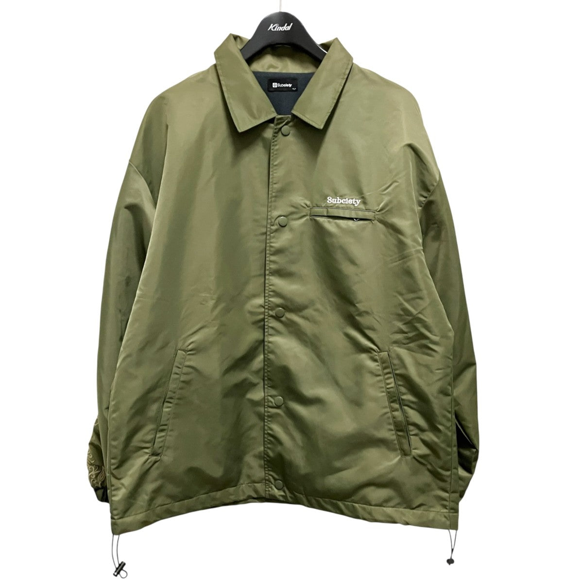 SUBCIETY Embroidery paosley coach jktコーチジャケット105 62824 古着・中古-1枚目のアイテム画像