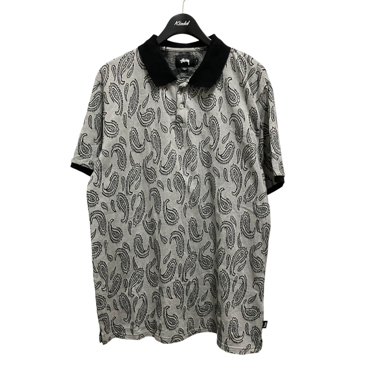 Paisley Jacquard半袖ポロシャツ114909