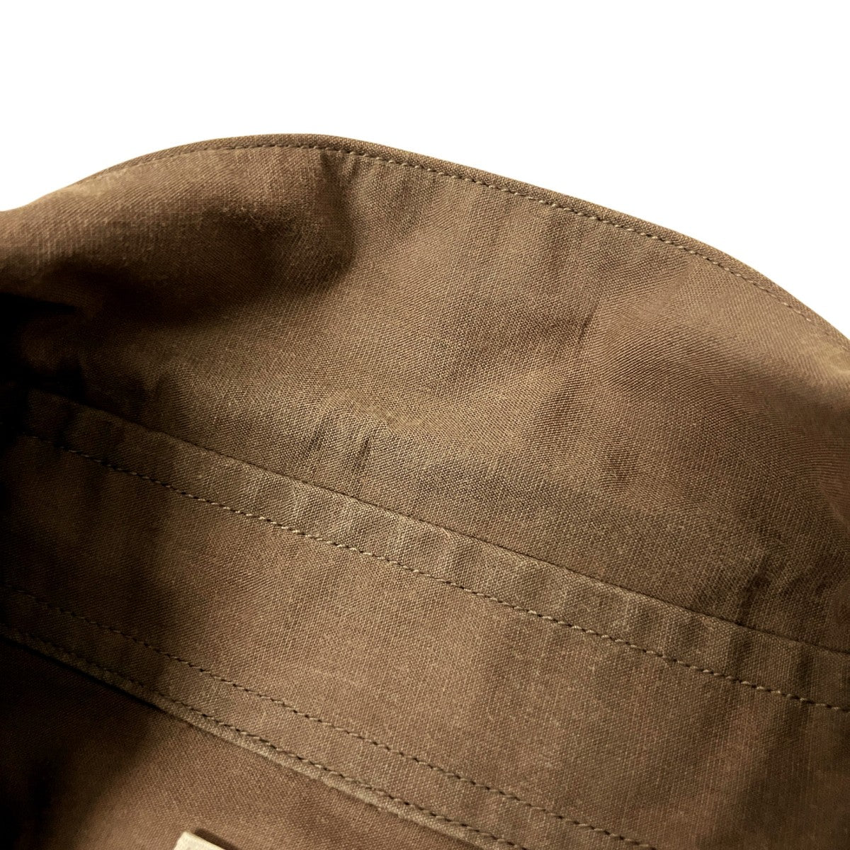 DRAPE TRIPLE-STICH CAMP COLLAR SHIRTシルク混長袖シャツ8111 149 0846