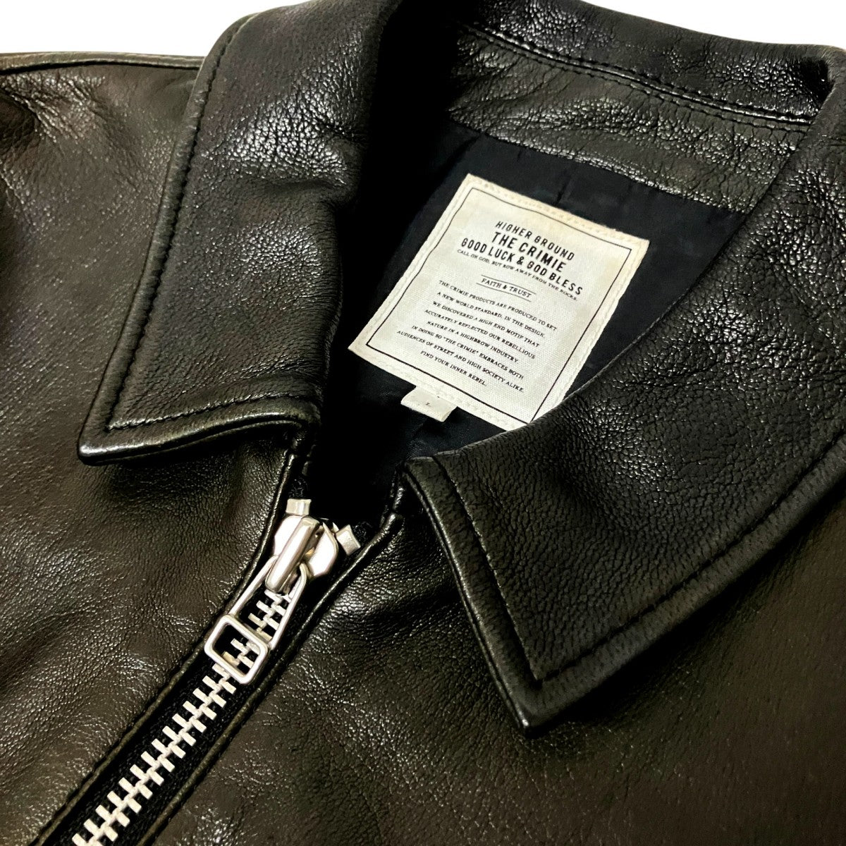 THE CRIMIE レザージャケットC1H1 JK10 古着・中古-3枚目のアイテム画像