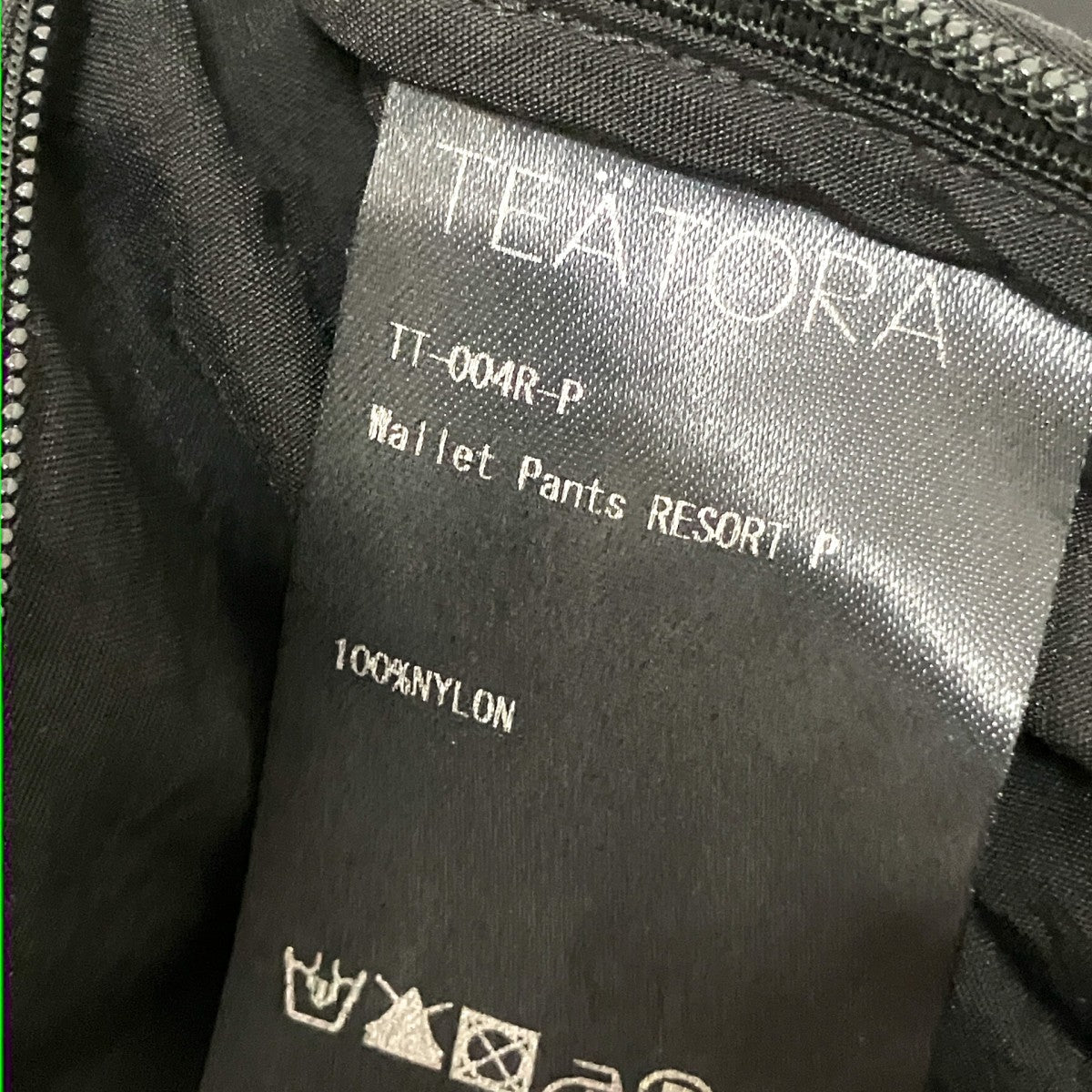 TEATORA Wallet Pants RESORT PイージーパンツTT 004R P 古着・中古-6枚目のアイテム画像