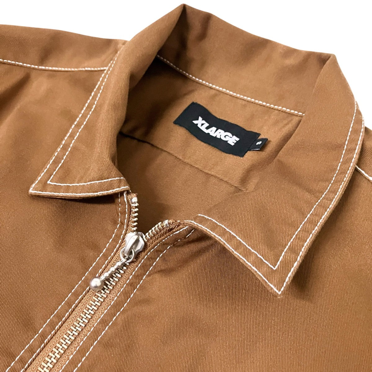 STANDARD LOGO ZIP WORK SHIRT半袖シャツ101222014002