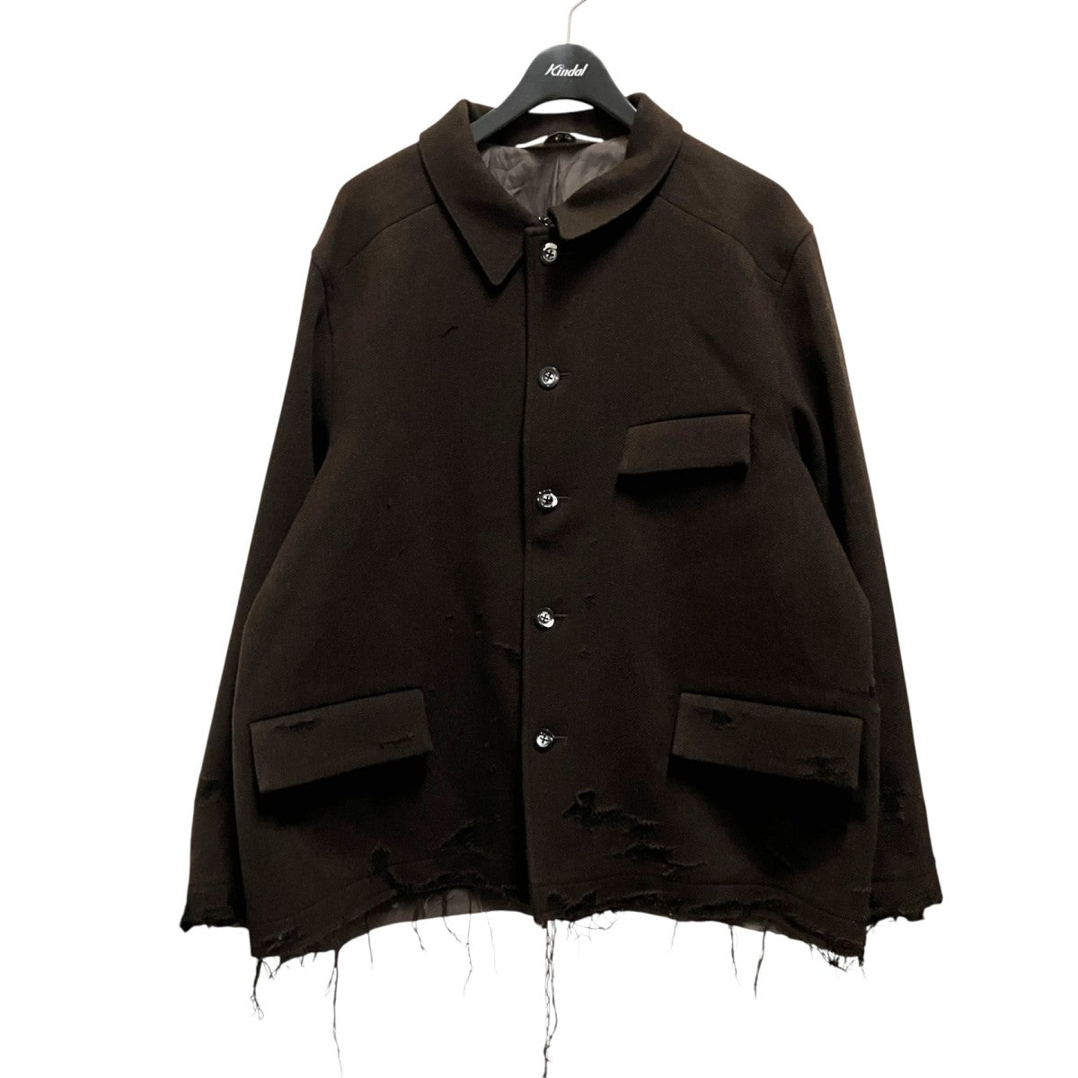 TWEED CRASH JACKETユーズド加工ジャケットANC JK37