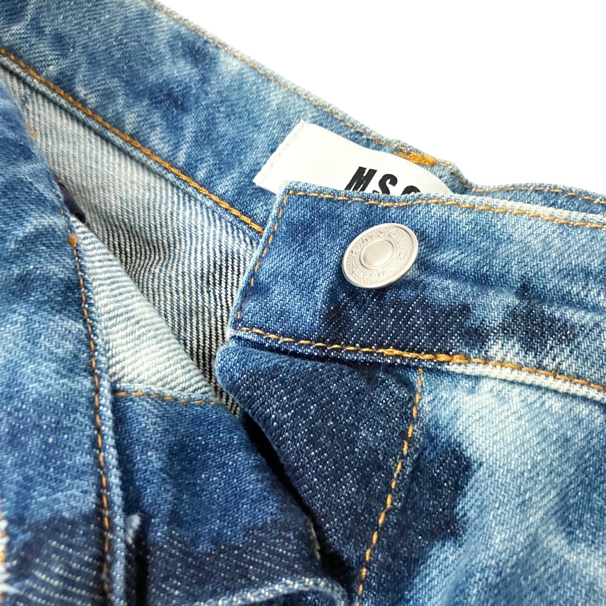 MSGM デニムスカート2642MDD142L 古着・中古-4枚目のアイテム画像