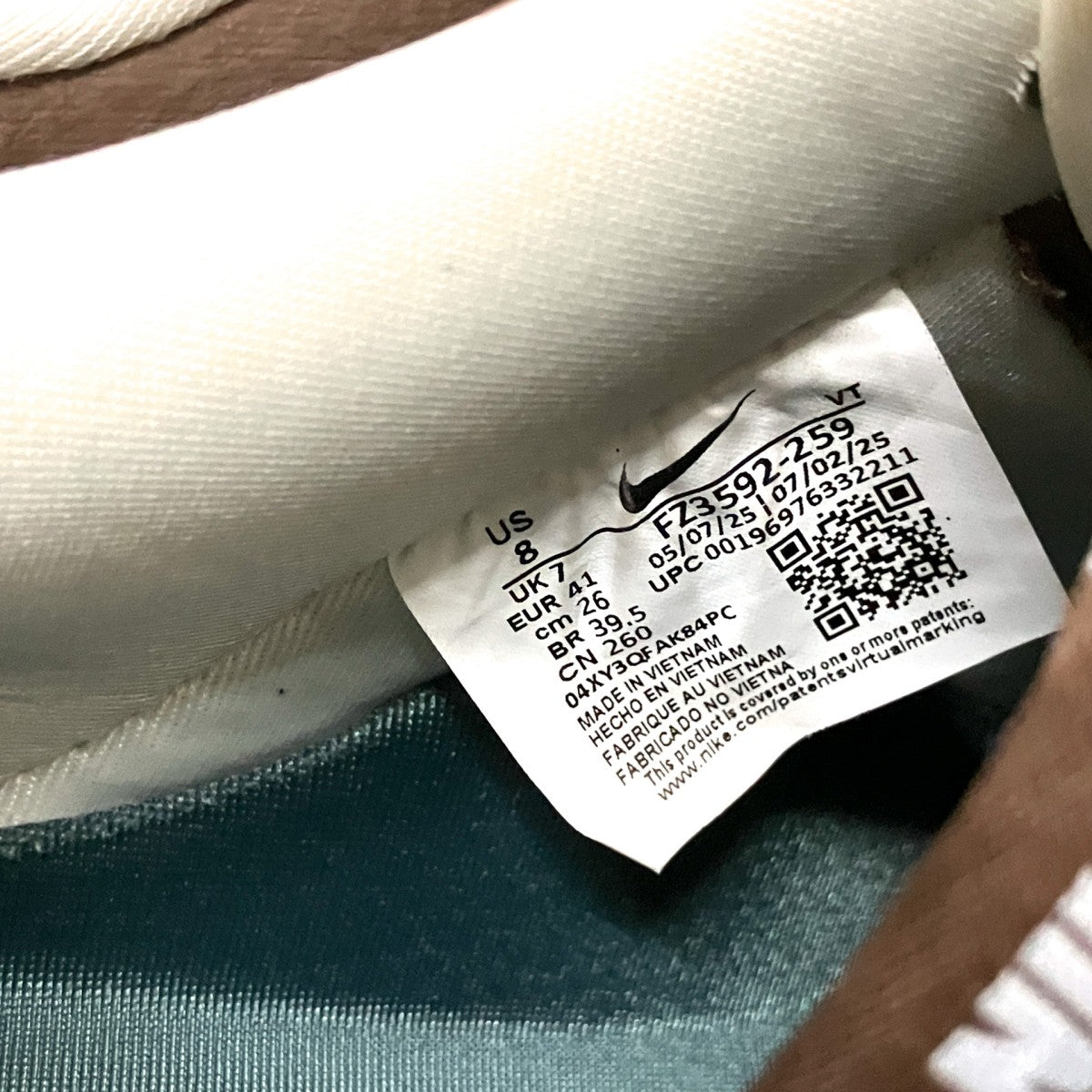 NIKE AIR FORCE 1 07スニーカーFZ3592 259 古着・中古-6枚目のアイテム画像